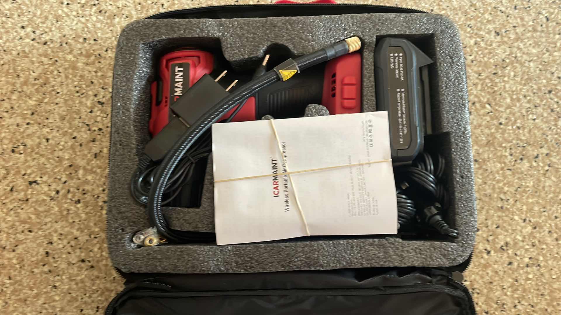 Photo 1 of ICARMAINT
WIRELESS PORTABLE AIR COMPRESSOR