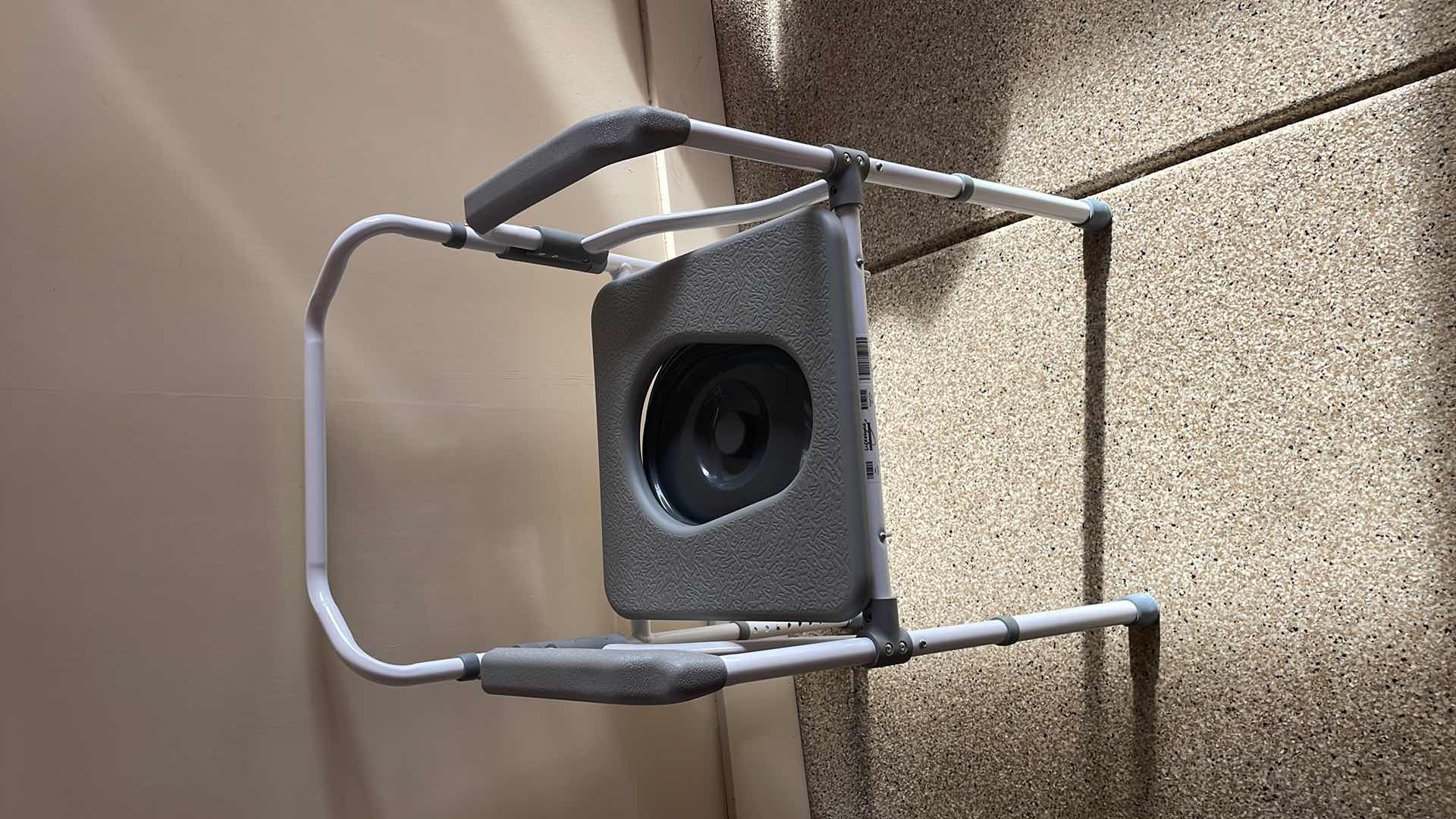 Photo 1 of PORTABLE POTTY CHAIR 300LBS CAPACITY