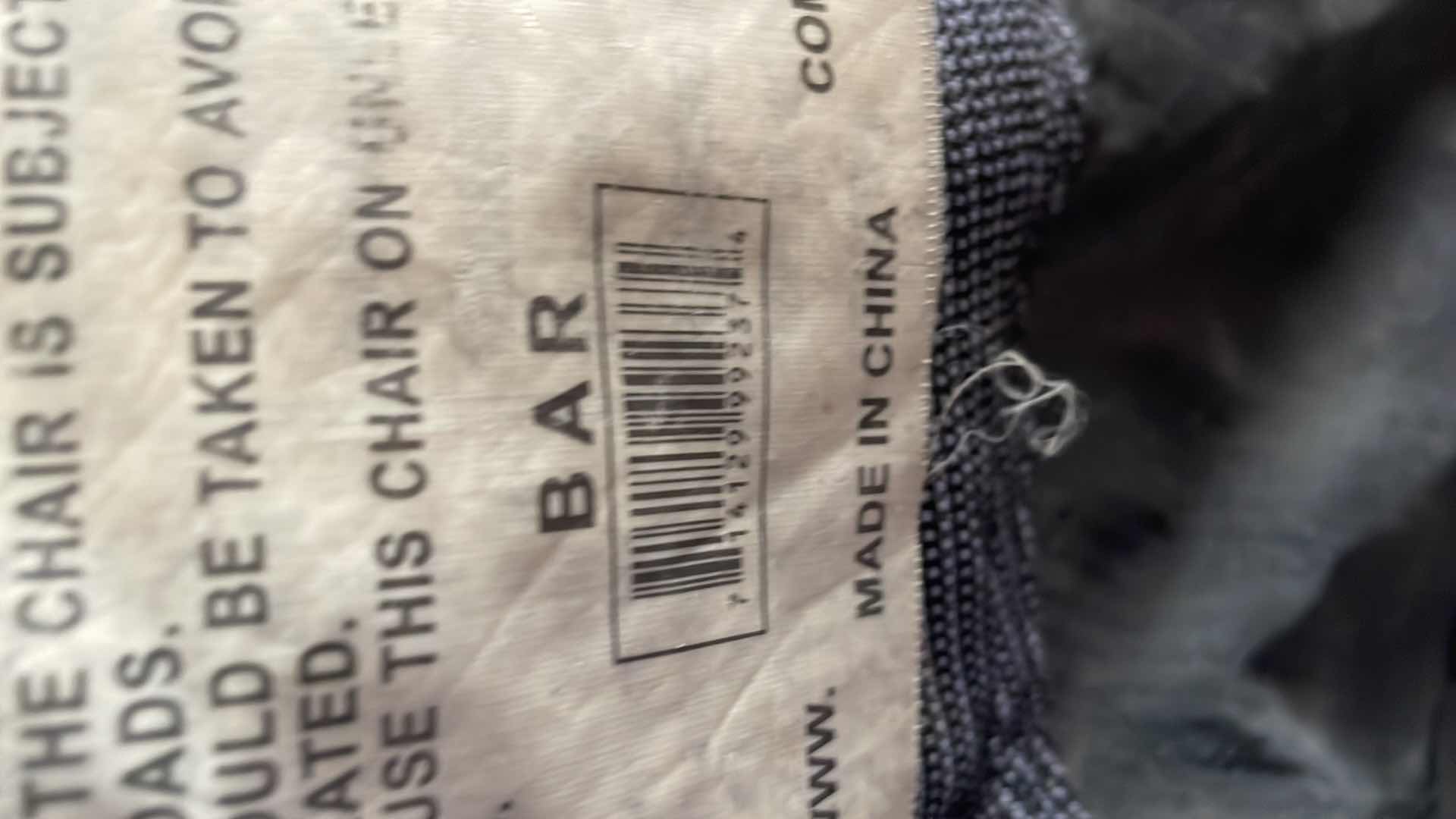 Photo 1 of MAC SPORTS BAR HEIGHT FOLDING CHAIR