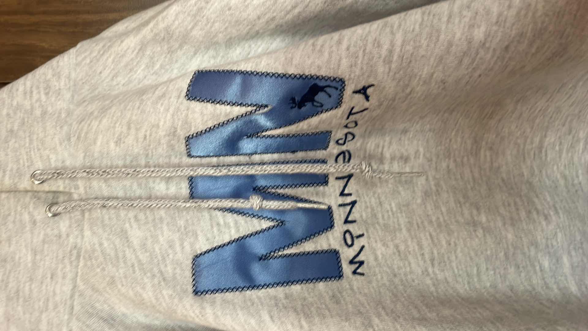 Photo 1 of MINNESOTA HOODIE SIZE LARGE