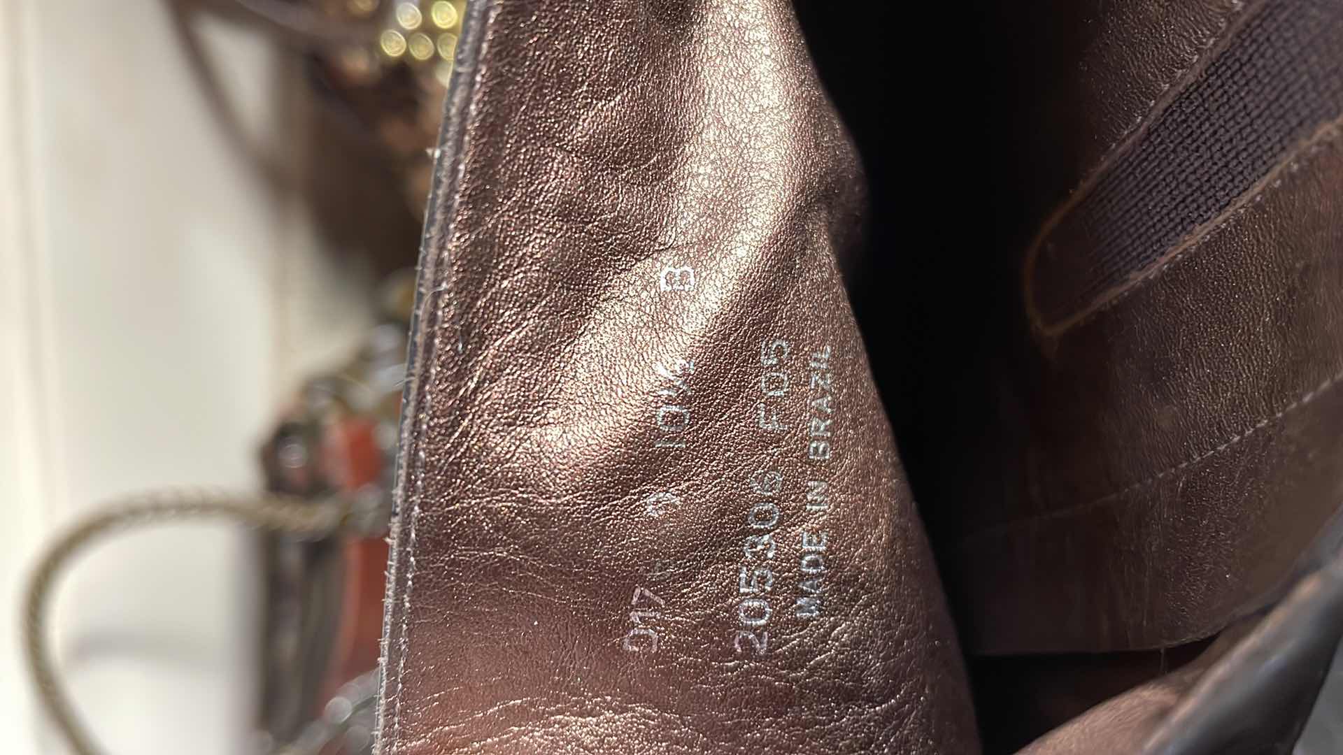 Photo 1 of PURSES (6) BLACK BOOTS SIZE 10-1/2