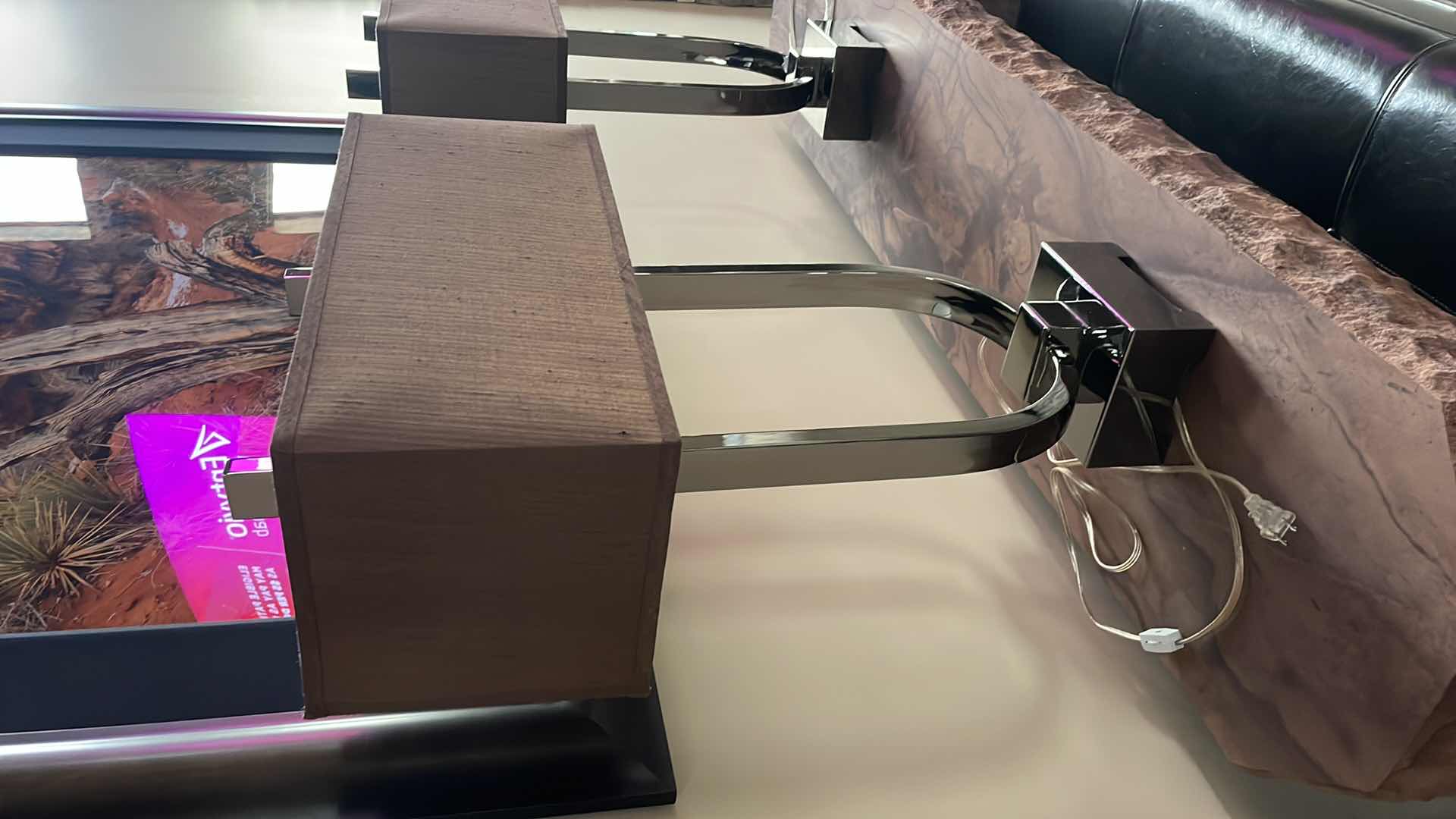 Photo 1 of QUASAR TABLE LAMPS 20” X 9” H30” (2)