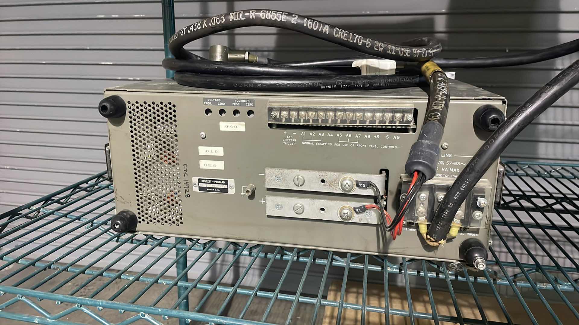 Photo 1 of HP 6268B DC POWER SUPPLY