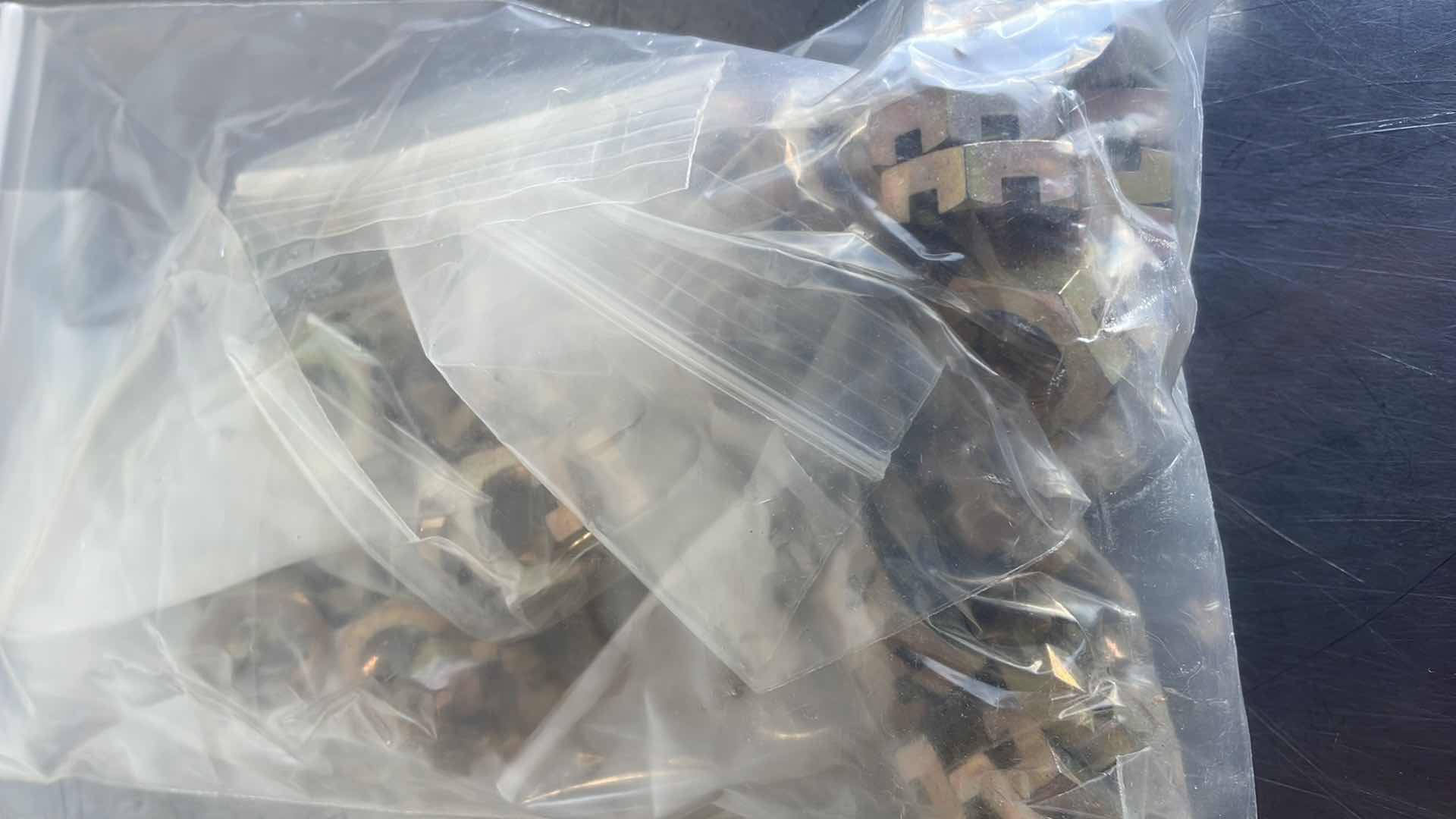 Photo 1 of 1/2-20 SLOTTED (CASTELLATED) HEX HEAD JAM NUTS (100 PCS) 1/4" NUT HEIGHT