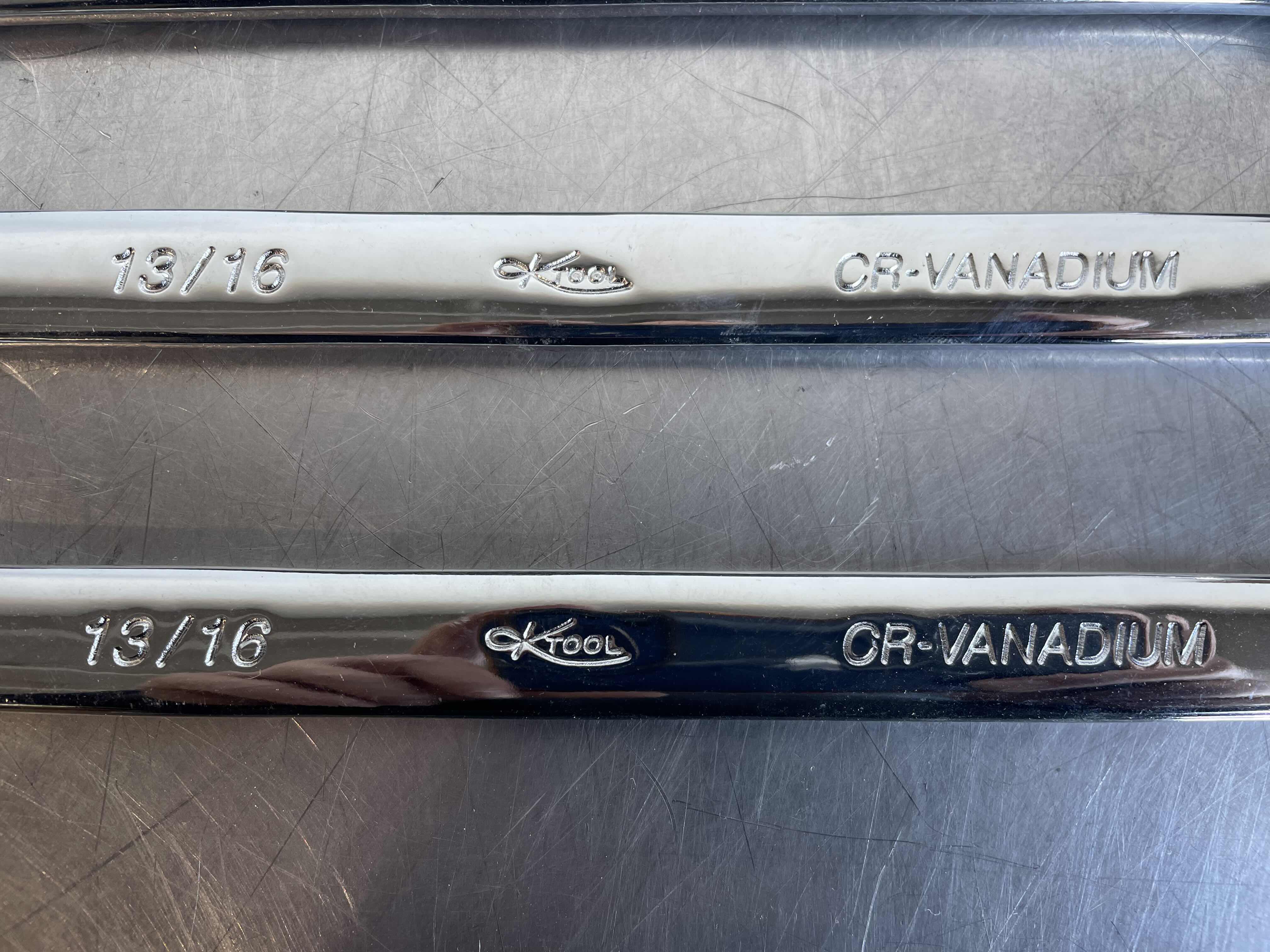 Photo 1 of K TOOL INTERNATIONAL KTI-41326 12 POINT HIGH POLISH COMBINATION WRENCH, 13/16" (10)