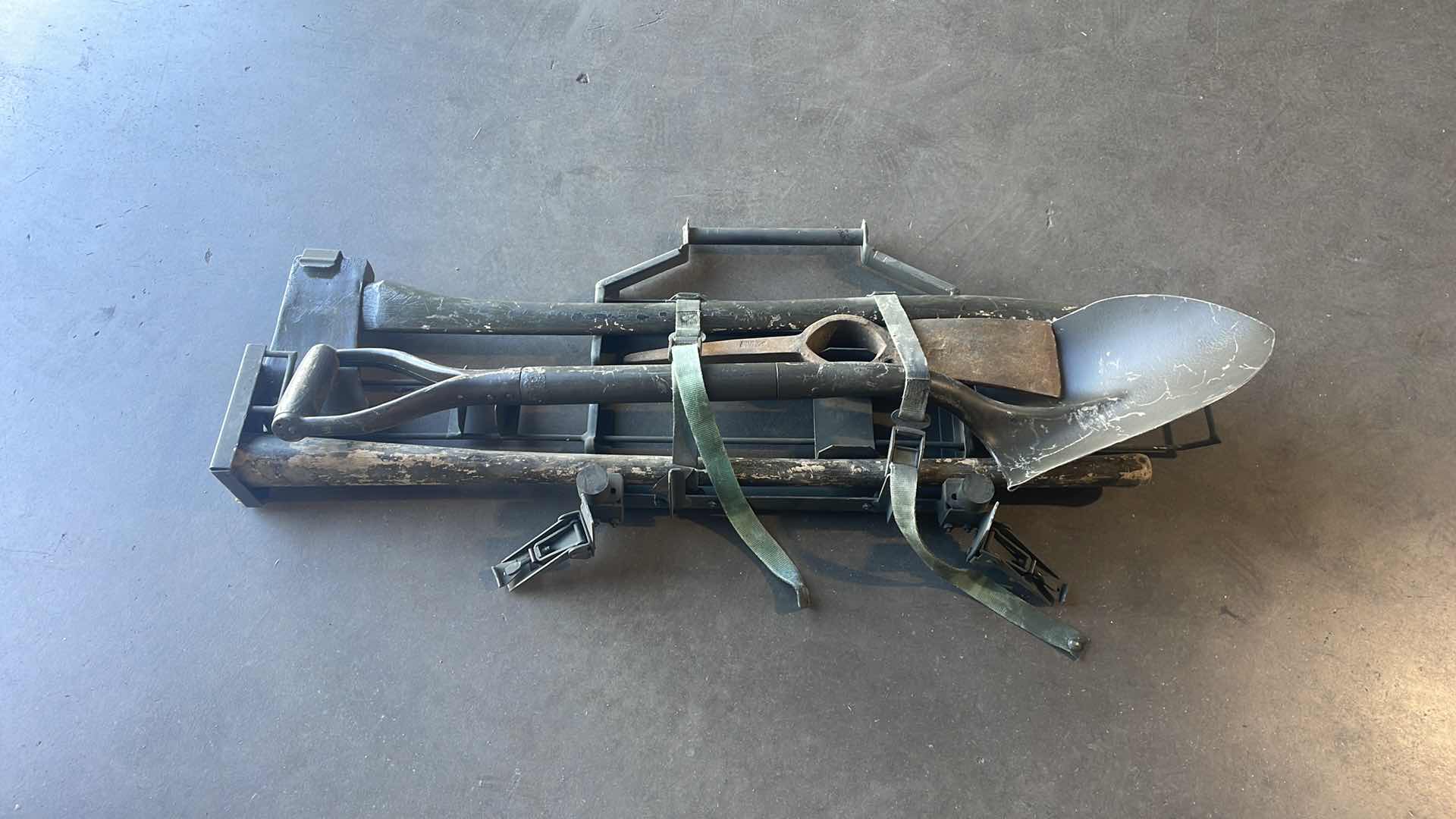 Photo 2 of MILITARY PIONEER TOOL KIT W / STRAPS AND TOOLS