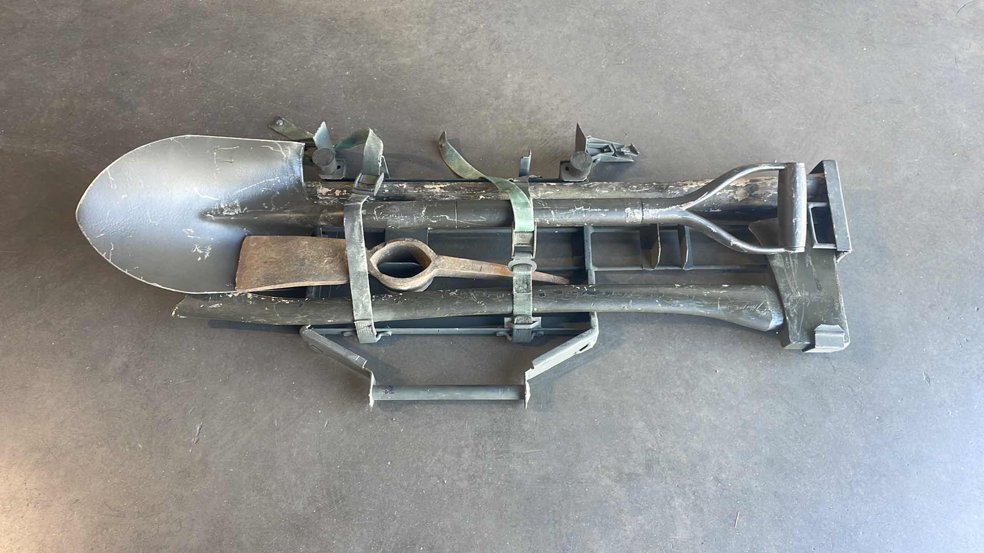 Photo 3 of MILITARY PIONEER TOOL KIT W / STRAPS AND TOOLS