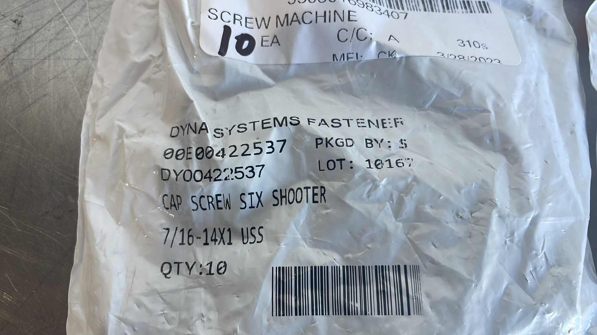 Photo 1 of 7/16”-14 X 1” SIX SHOOTER CAP SCREW (50)