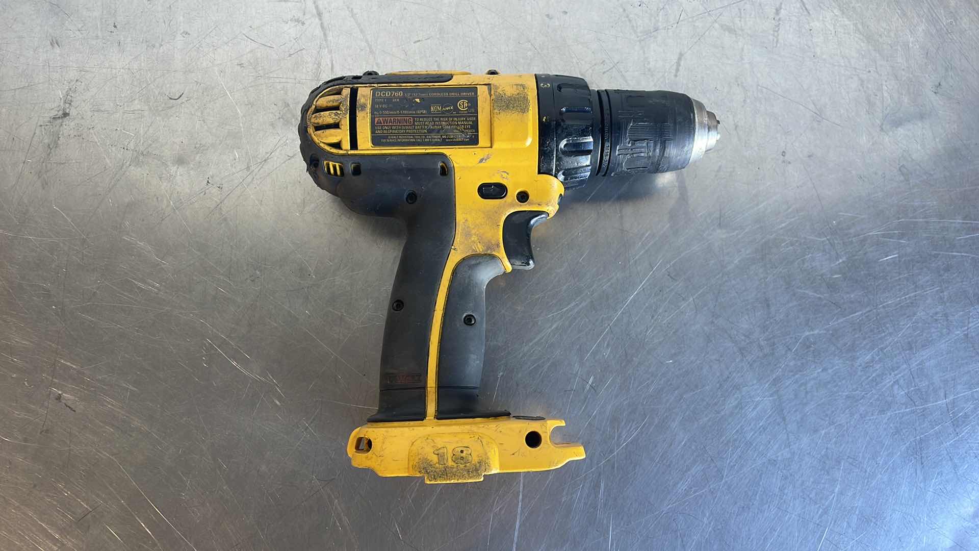 Photo 1 of DEWALT 1/2” CORDLESS DRILL DRIVER DCD760 18V