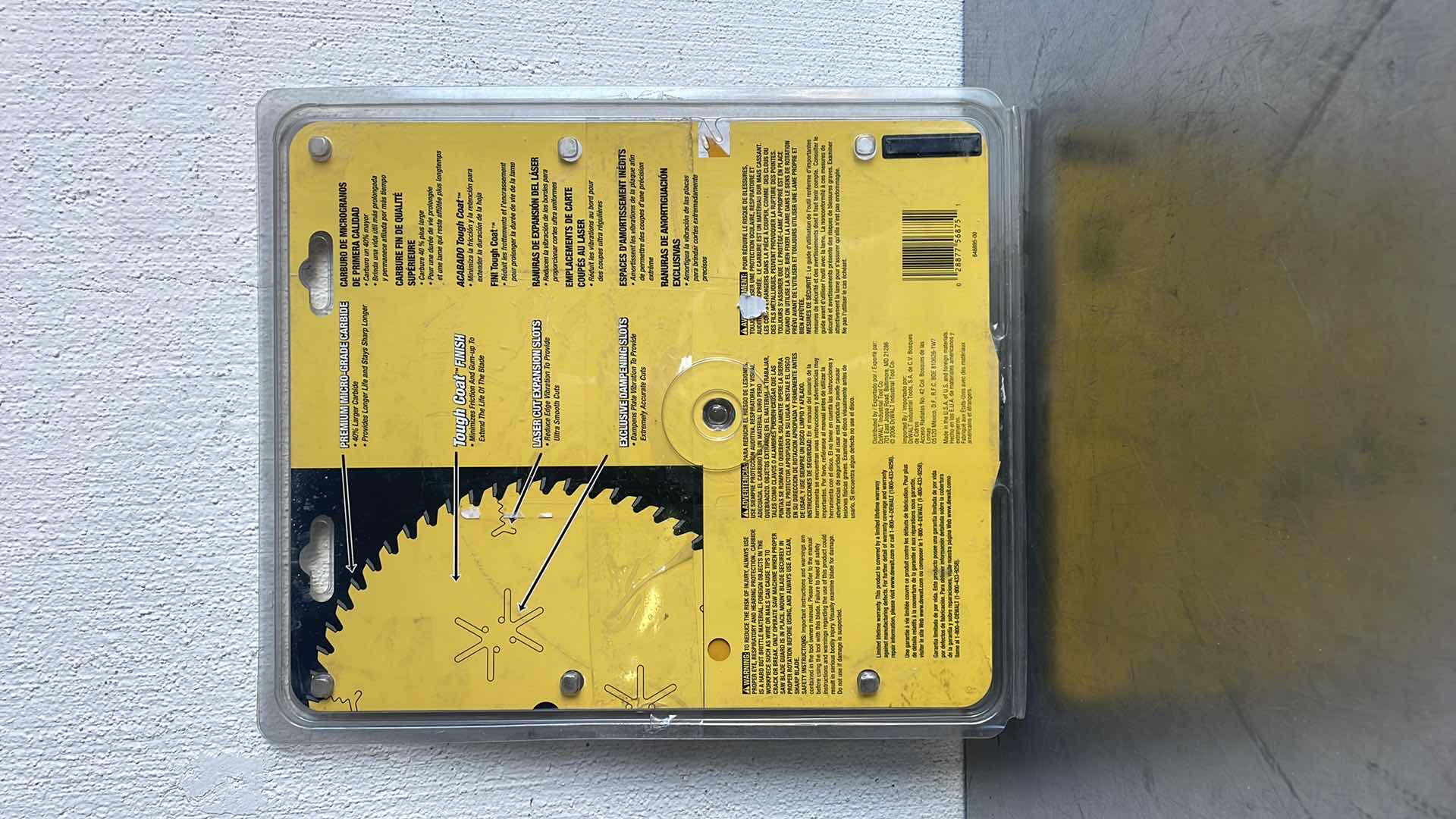 Photo 1 of DEWALT 10” 50 TOOTH PRECISION TRIM SAW BLADE DW7150 PT