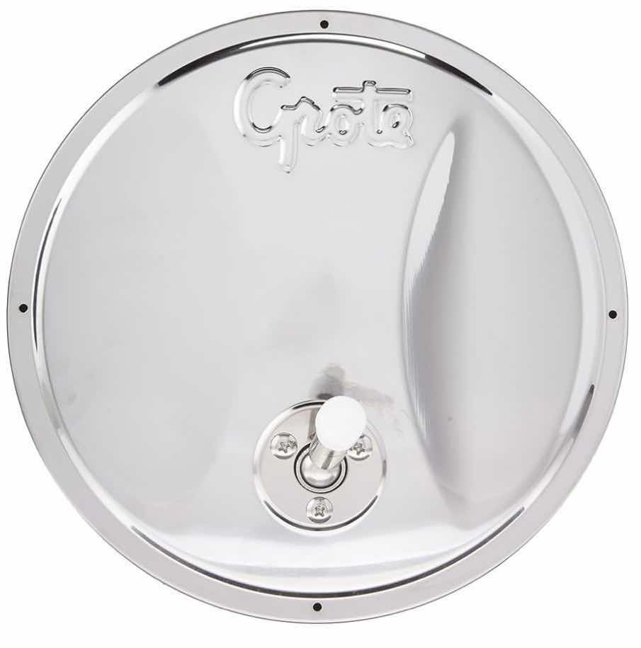 Photo 1 of GROTE 12173 8" STAINLESS STEEL ROUND CONVEX MIRROR WITH OFFSET BALL-STUD