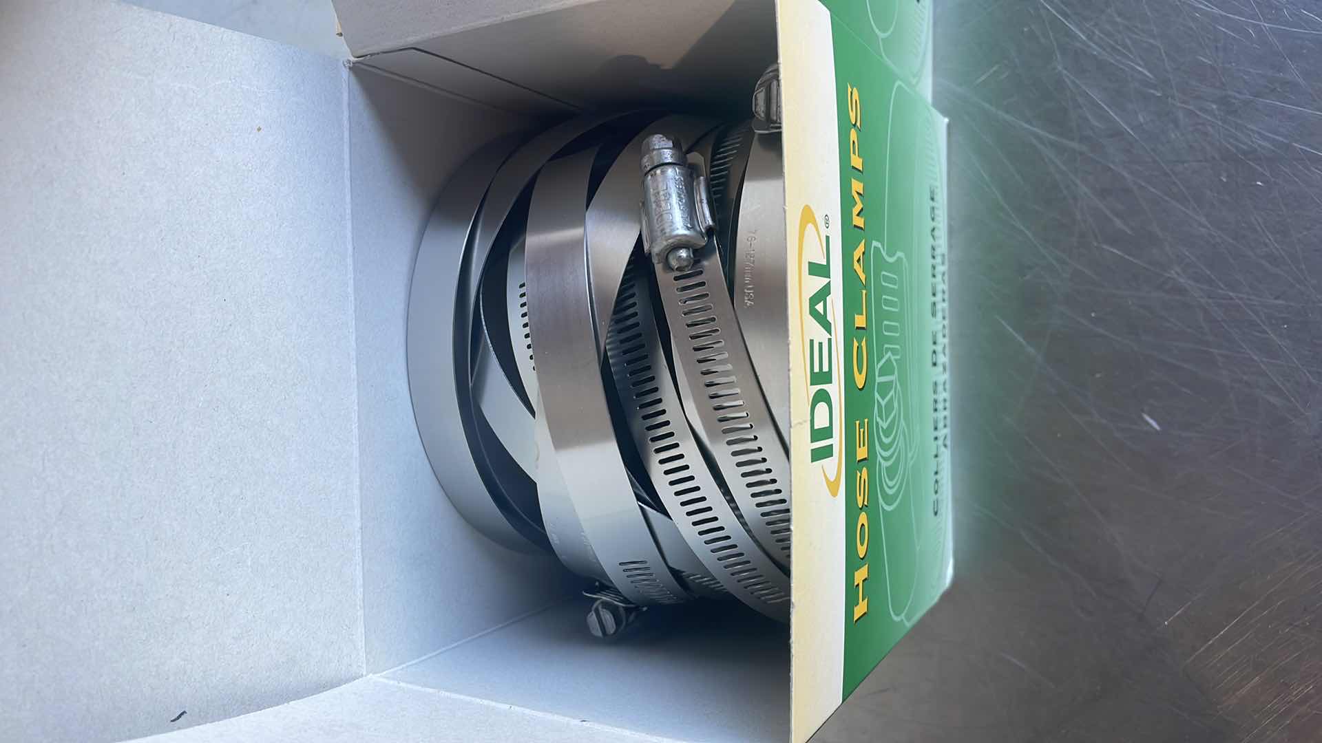 Photo 1 of IDEAL SIZE 72 STAINLESS STEEL WORM DRIVE HOSE CLAMP 76-127MM (20)