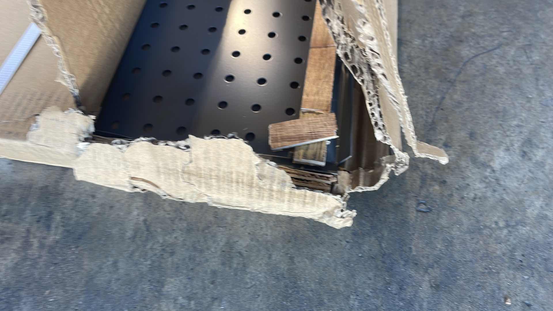 Photo 1 of ULINE H-4293 24”X48"STEEL PEGBOARD GRAY