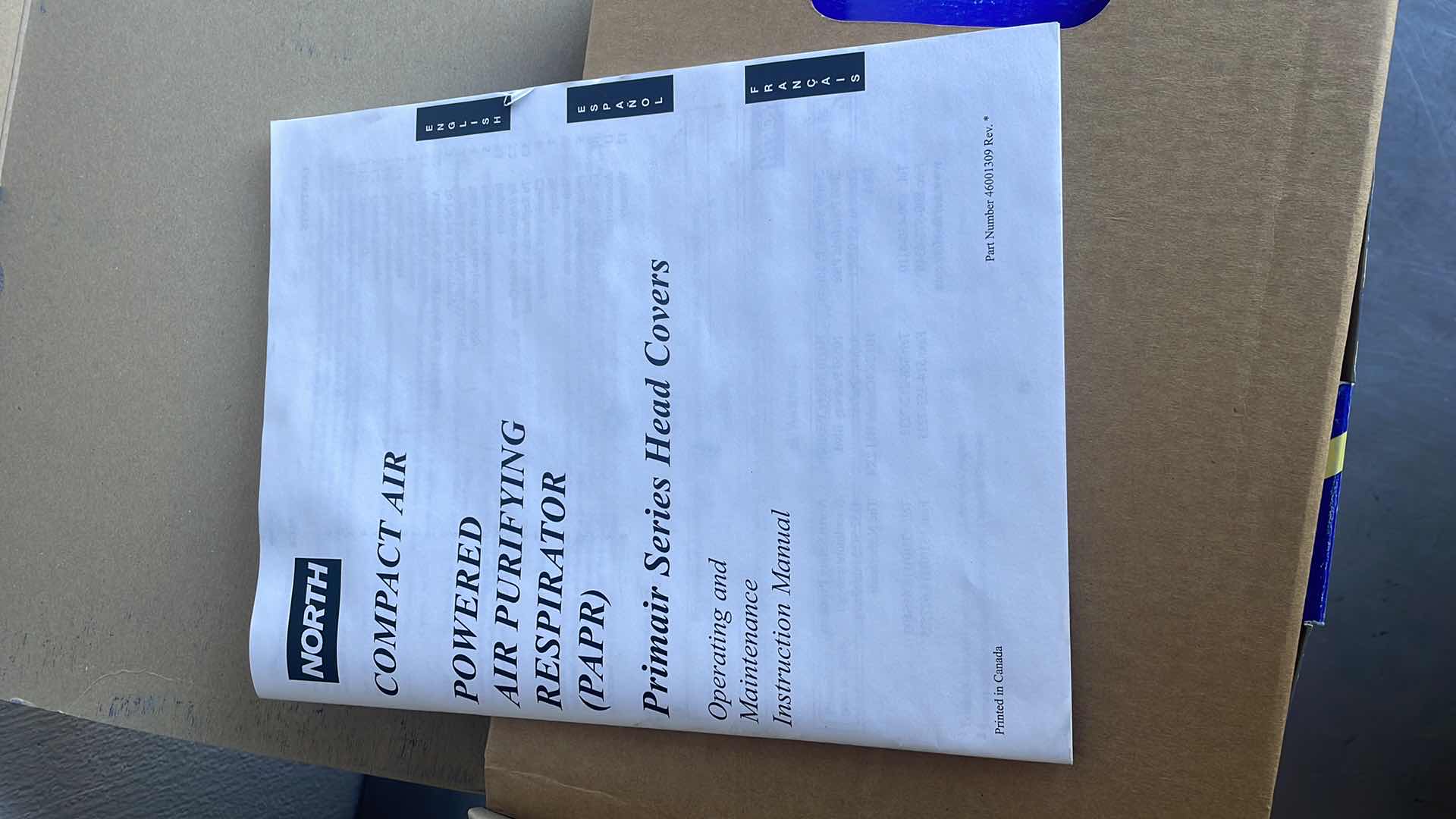 Photo 1 of NORTH COMPACT AIR POWERED AIR PURIFYING RESPIRATOR (PAPR)