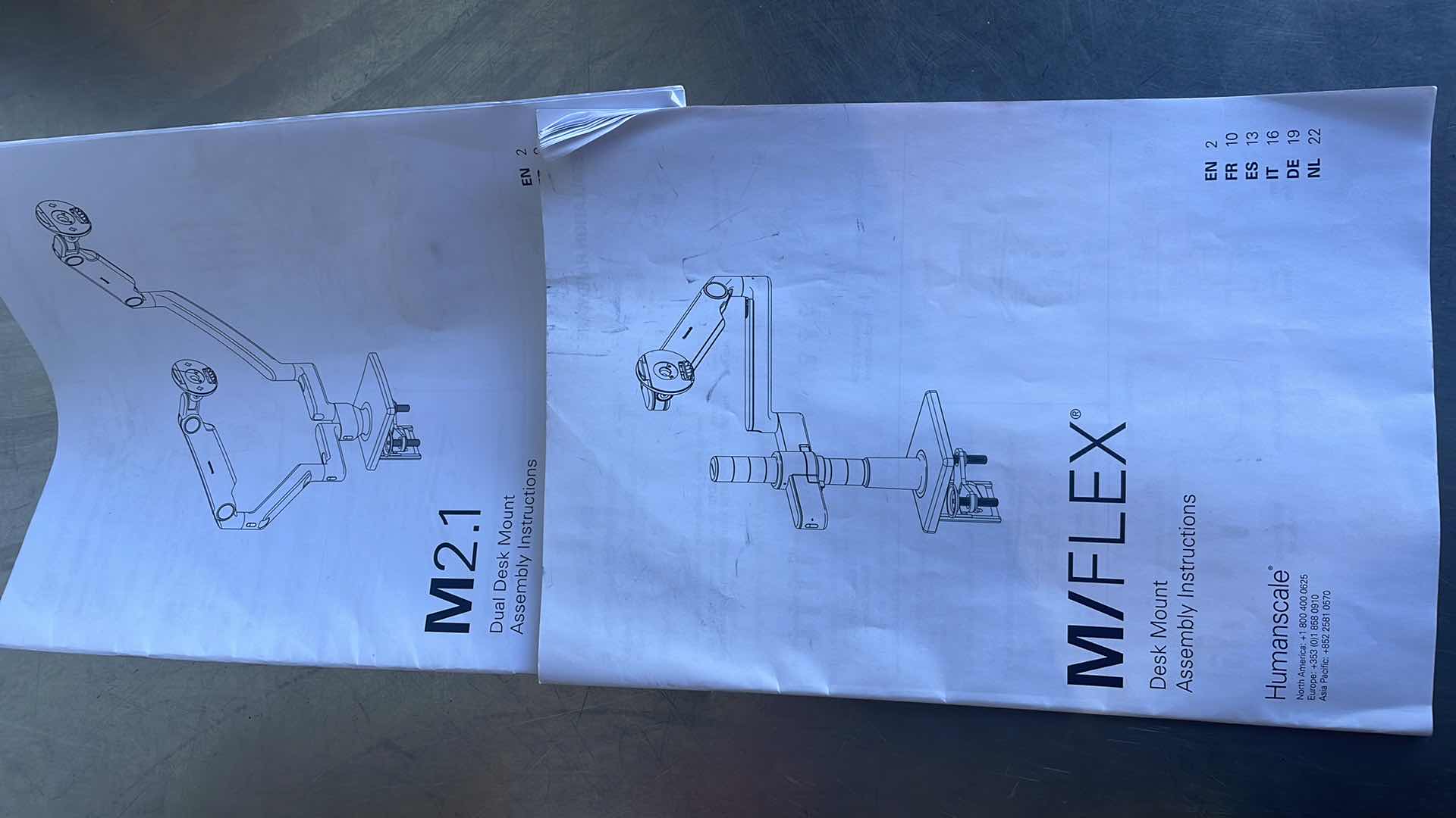 Photo 1 of HUMANSCALE DESK MOUNT FOR MONITORS