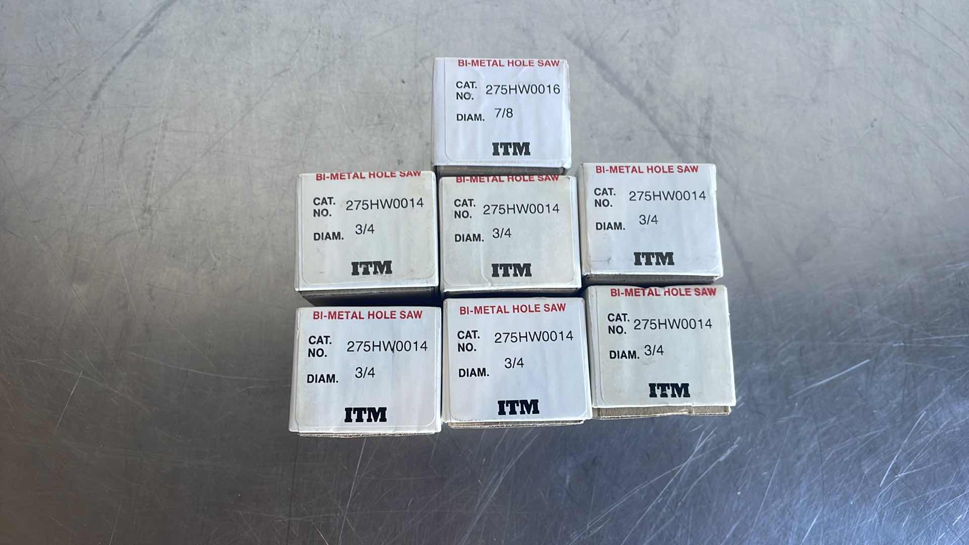 Photo 1 of ITM BI-METAL HOLE SAW 3/4” (6) 7/8 (1)