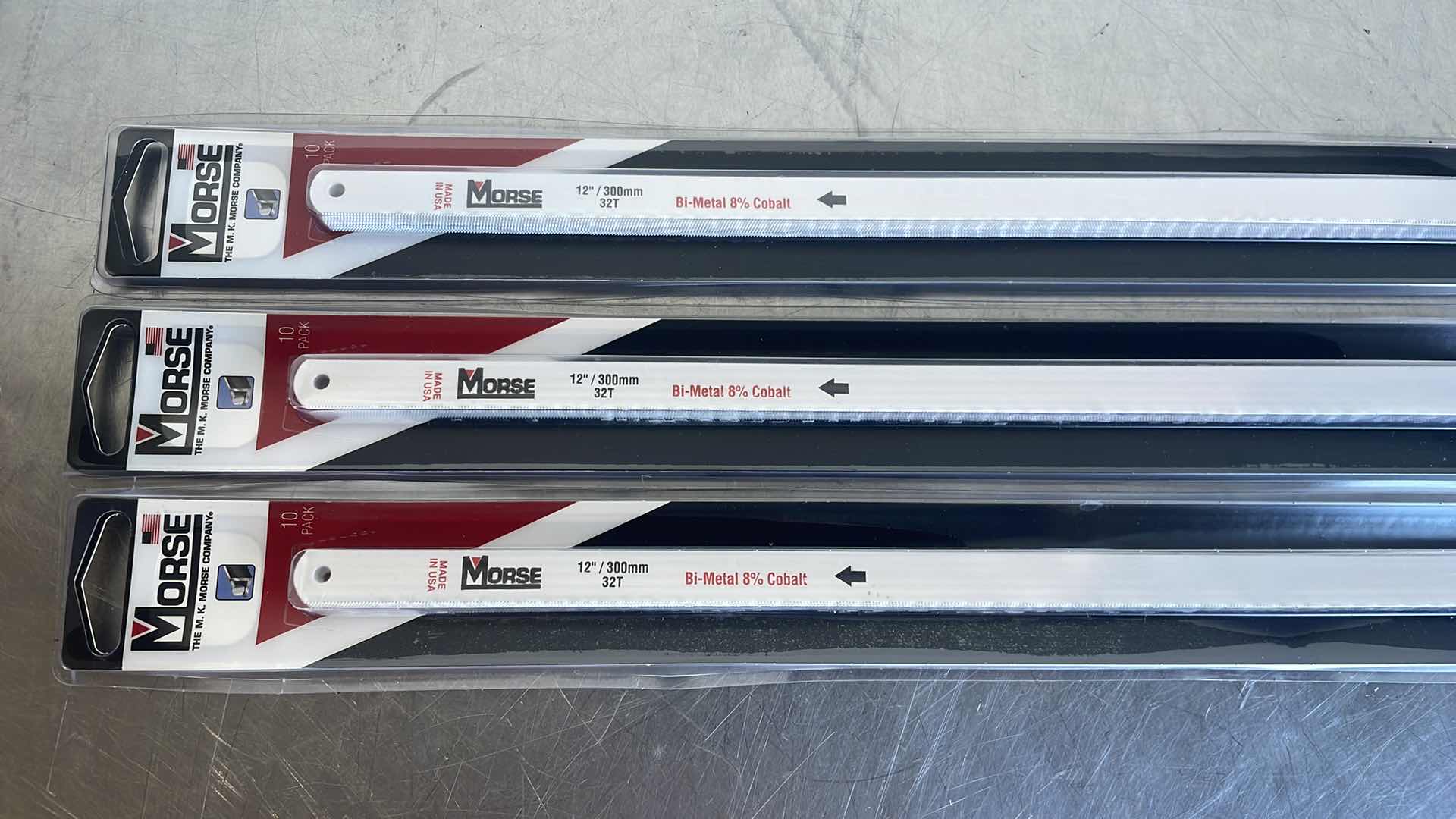 Photo 1 of MORSE 12” HACKSAW BLADES (30)