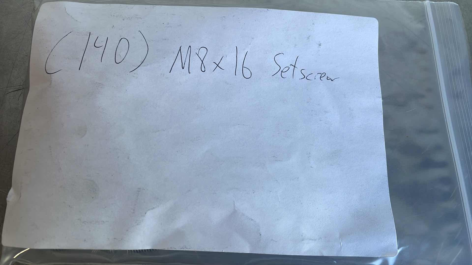 Photo 1 of M8 X 16 SETSCREW (140)