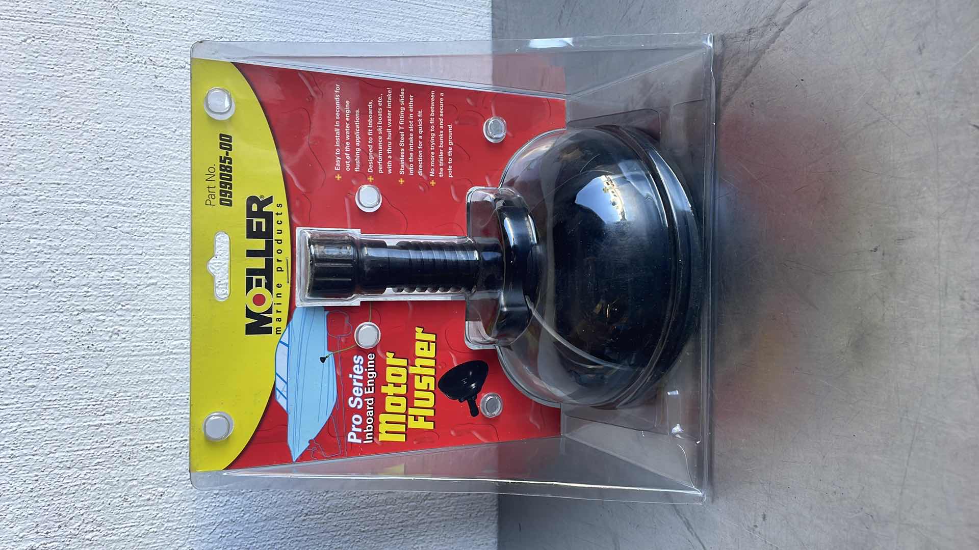 Photo 1 of MOELLER MARINE PRODUCTS
PRO SERIES INBOARD ENGINE MOROR FLUSH PART NO. 099085-00