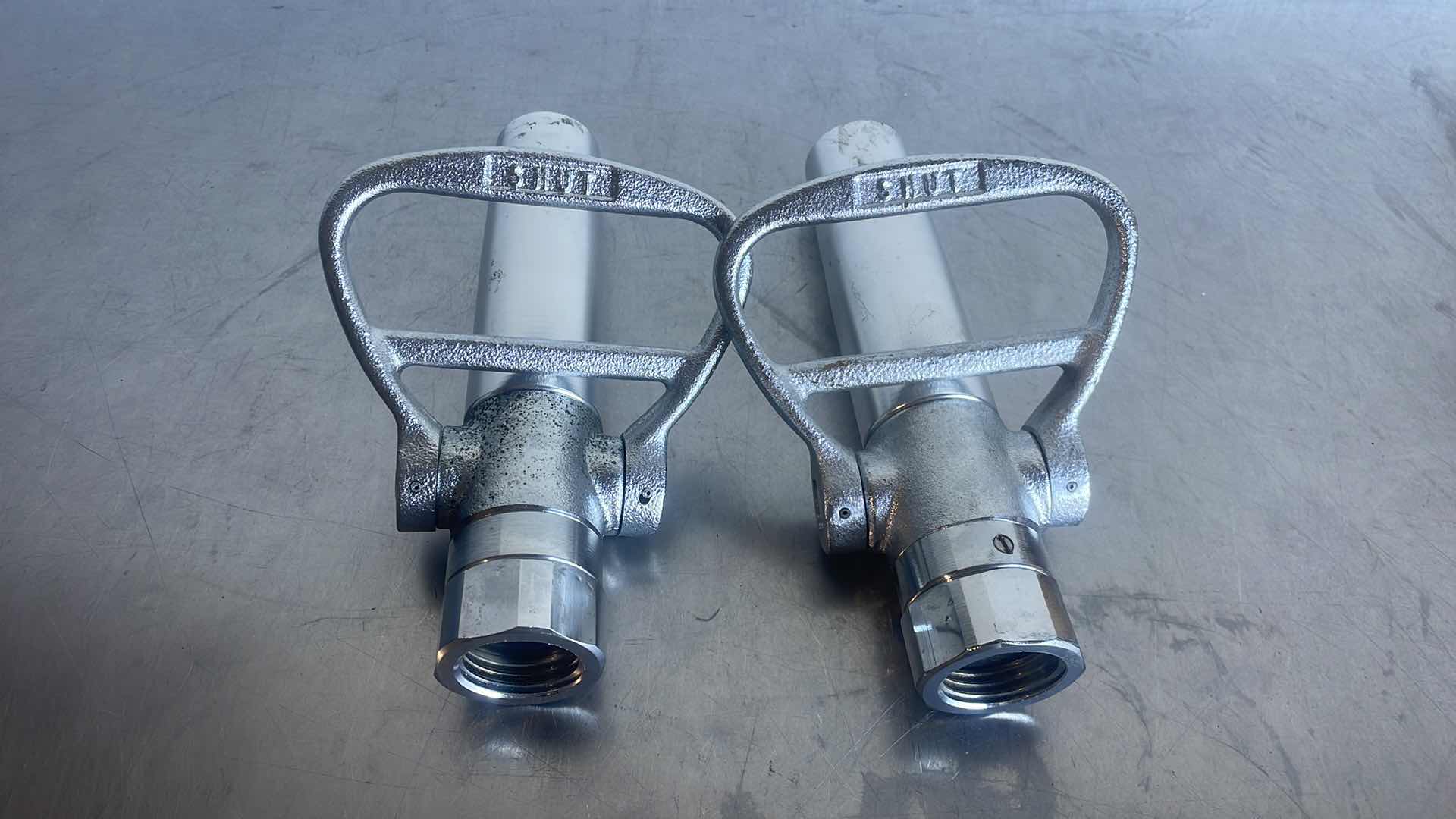 Photo 1 of 1” NPT FIREHOSE SPRAY NOZZLE HEAVYDUTY (2)