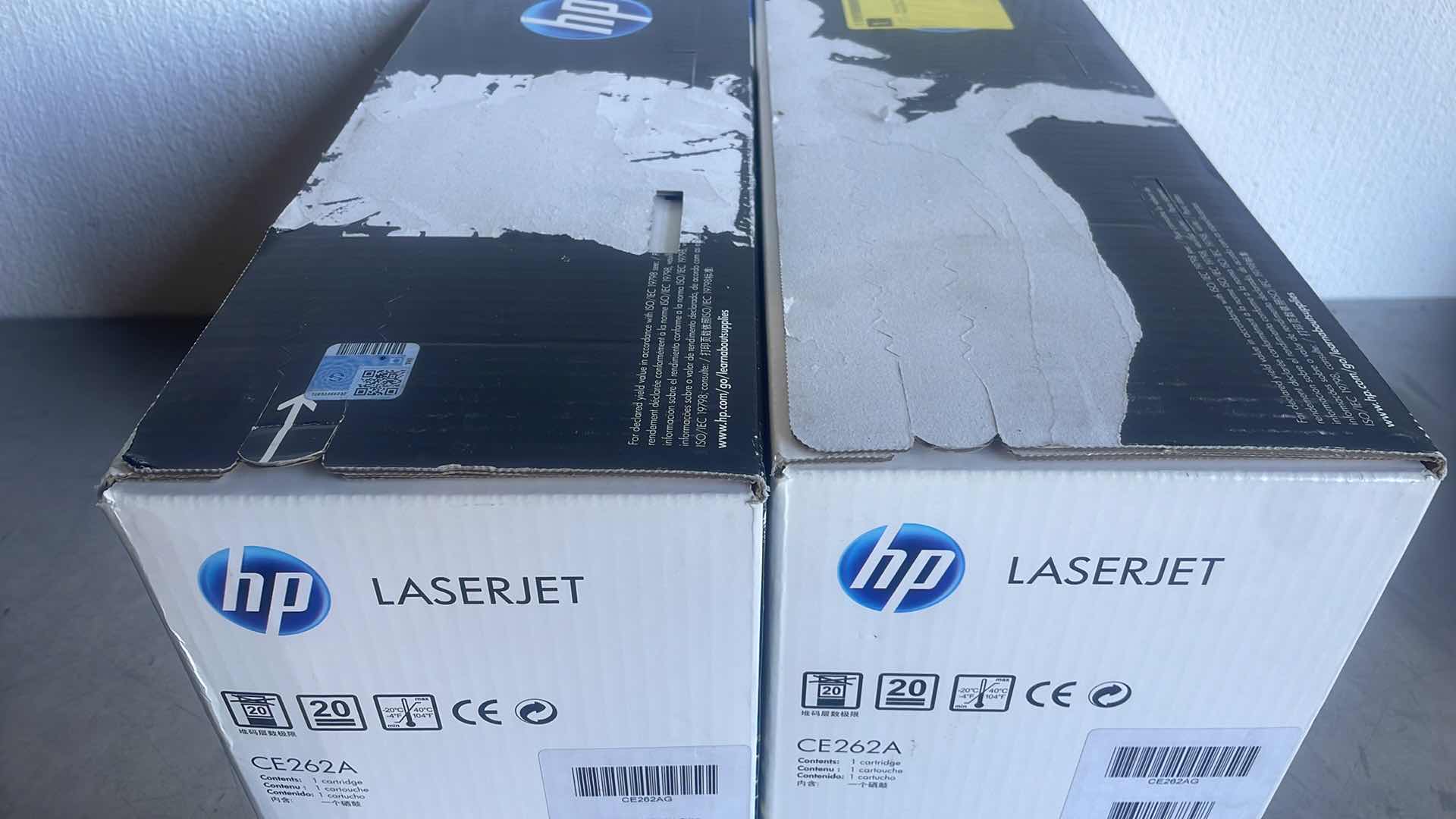 Photo 1 of HP 648A TONER CARTRIDGE YELLOW TONER CARTRIDGE (2)