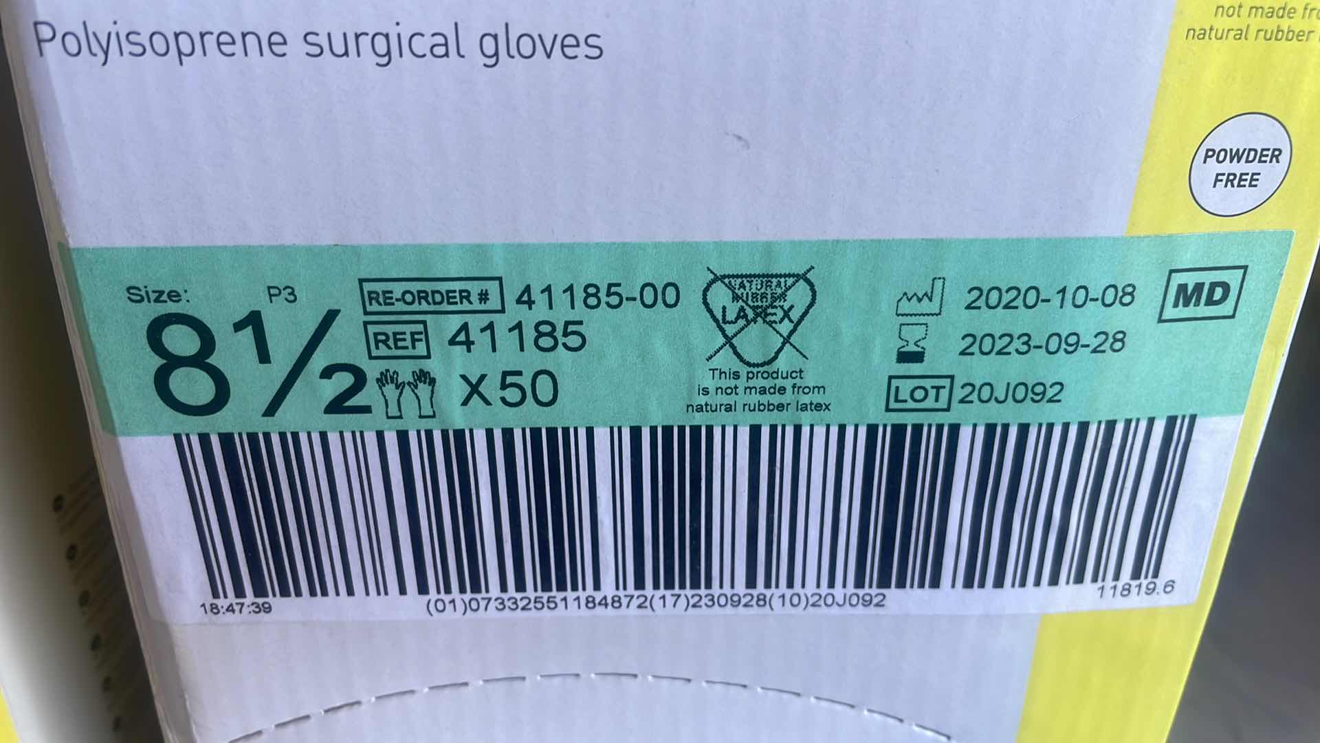Photo 1 of MÖLNLYCKE®
BIOGEL® PI ULTRATOUCH®
POLYISOPRENE SURGICAL GLOVES SIZE 8-1/2 (200)