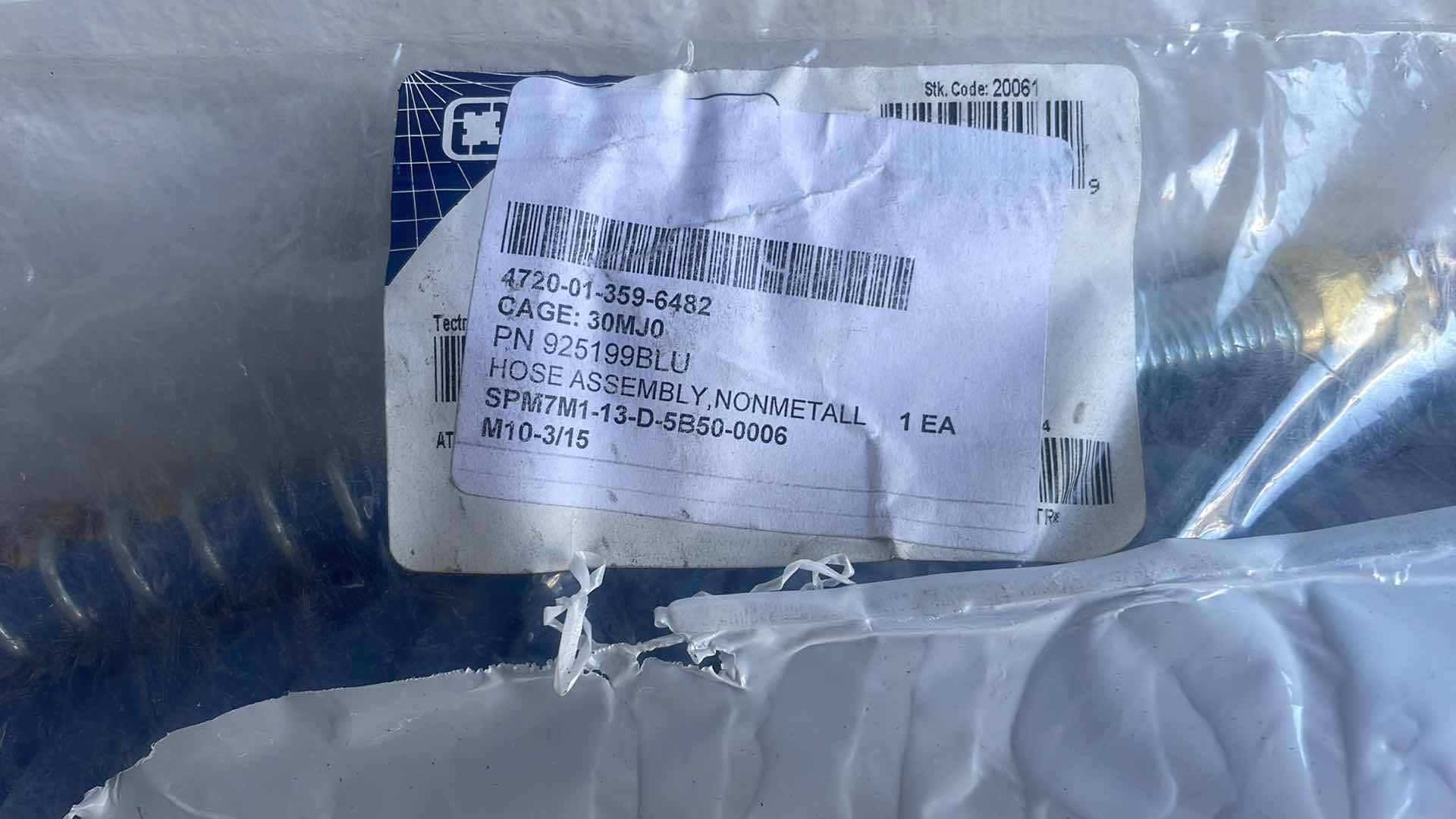 Photo 1 of TECTRAN NONMETAL HOSE ASSEMBLY