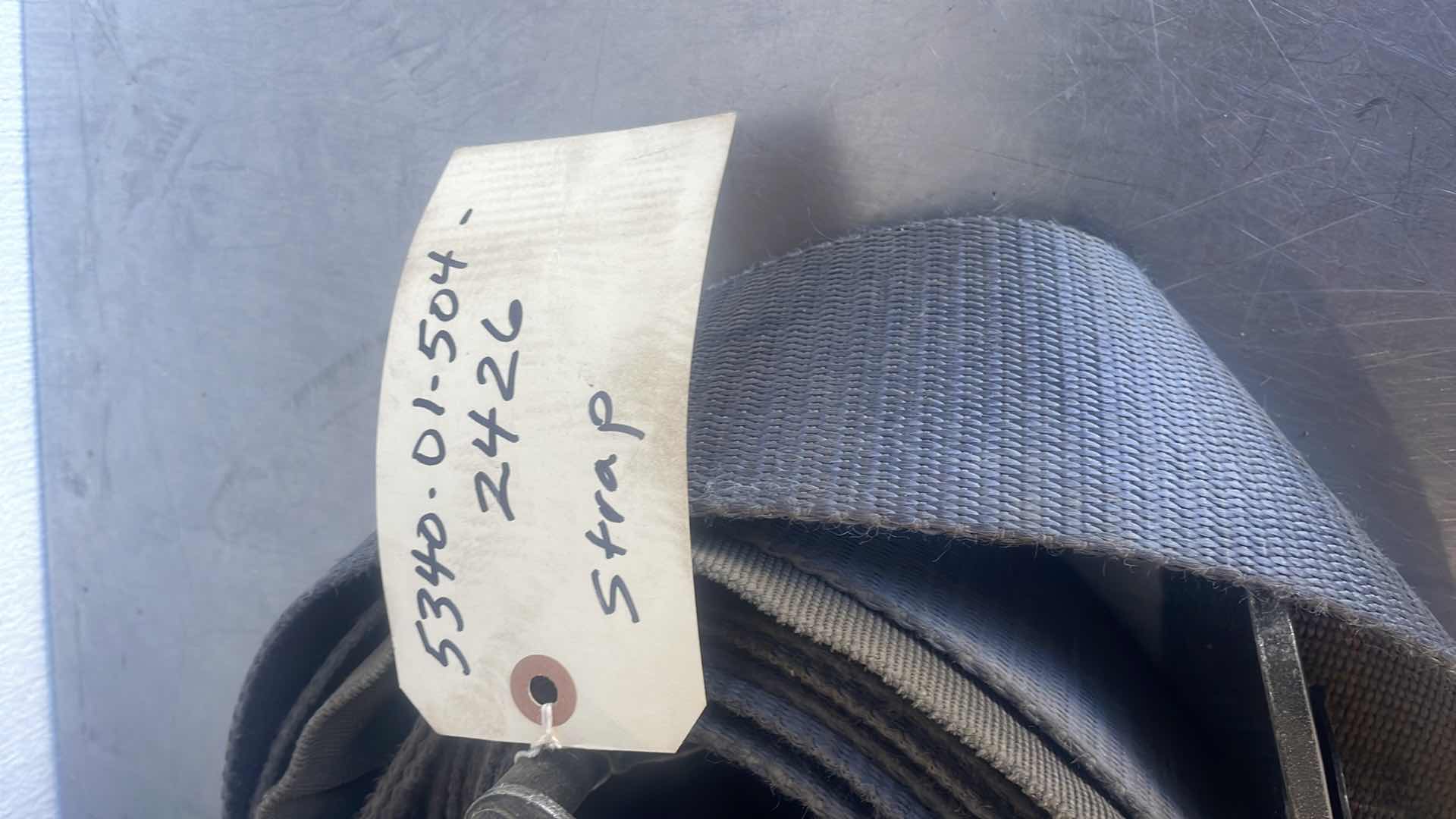 Photo 2 of 3” WIDE NYLON TIE-DOWN RATCHET STRAP 5340-01-504-2426, MILITARY