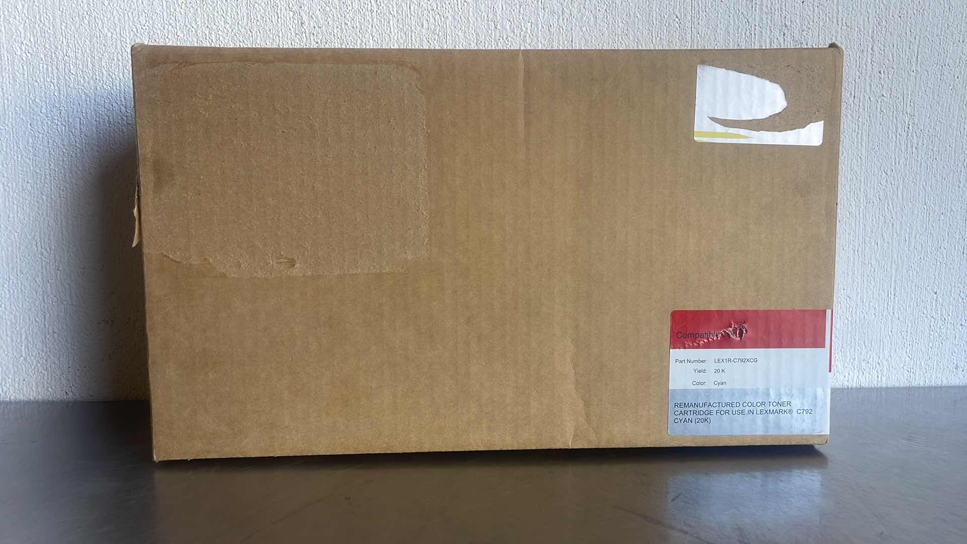 Photo 1 of REMANUFACTURED
COLOR TONER
CARTRIDGE FOR USE IN LEXMARK® C792 CYAN (20K)