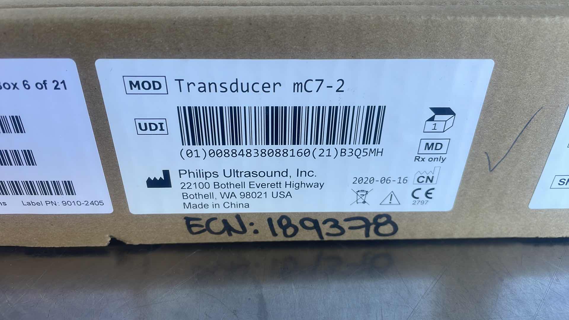 Photo 1 of PHILIPS ULTRASOUND TRANSDUCER