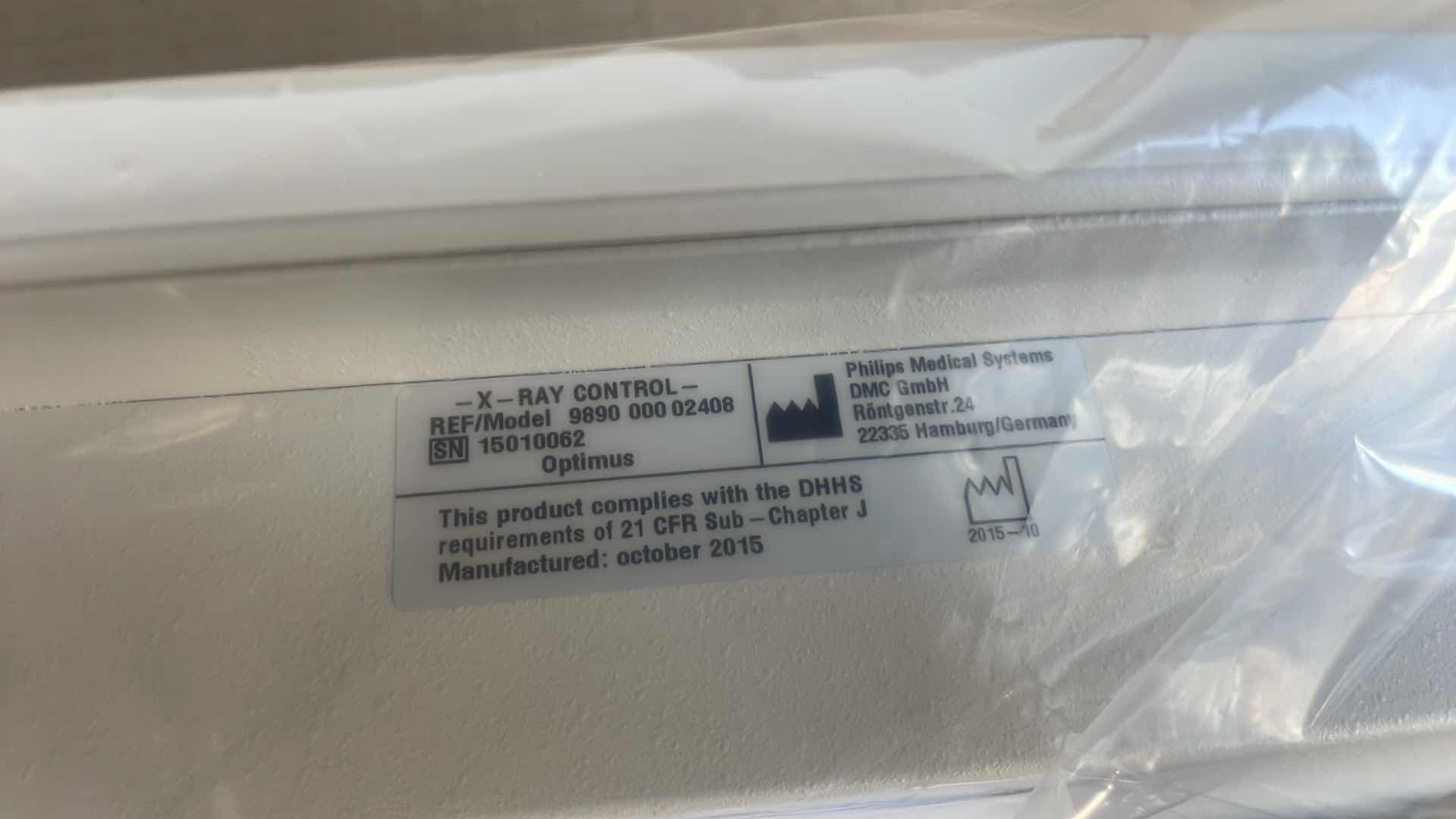 Photo 5 of PHILIPS 9890-000-02408 OPTIMUS 50 X-RAY MACHINE GENERATOR CONTROL