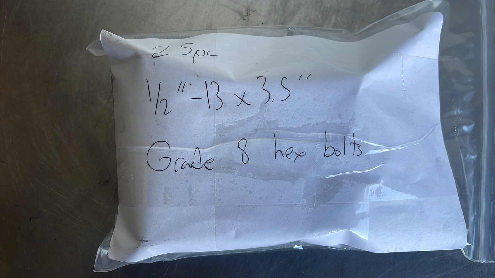 Photo 1 of 1/2”-13 X 3-1/2” 
GRADE 8 HEX BOLTS 25PC