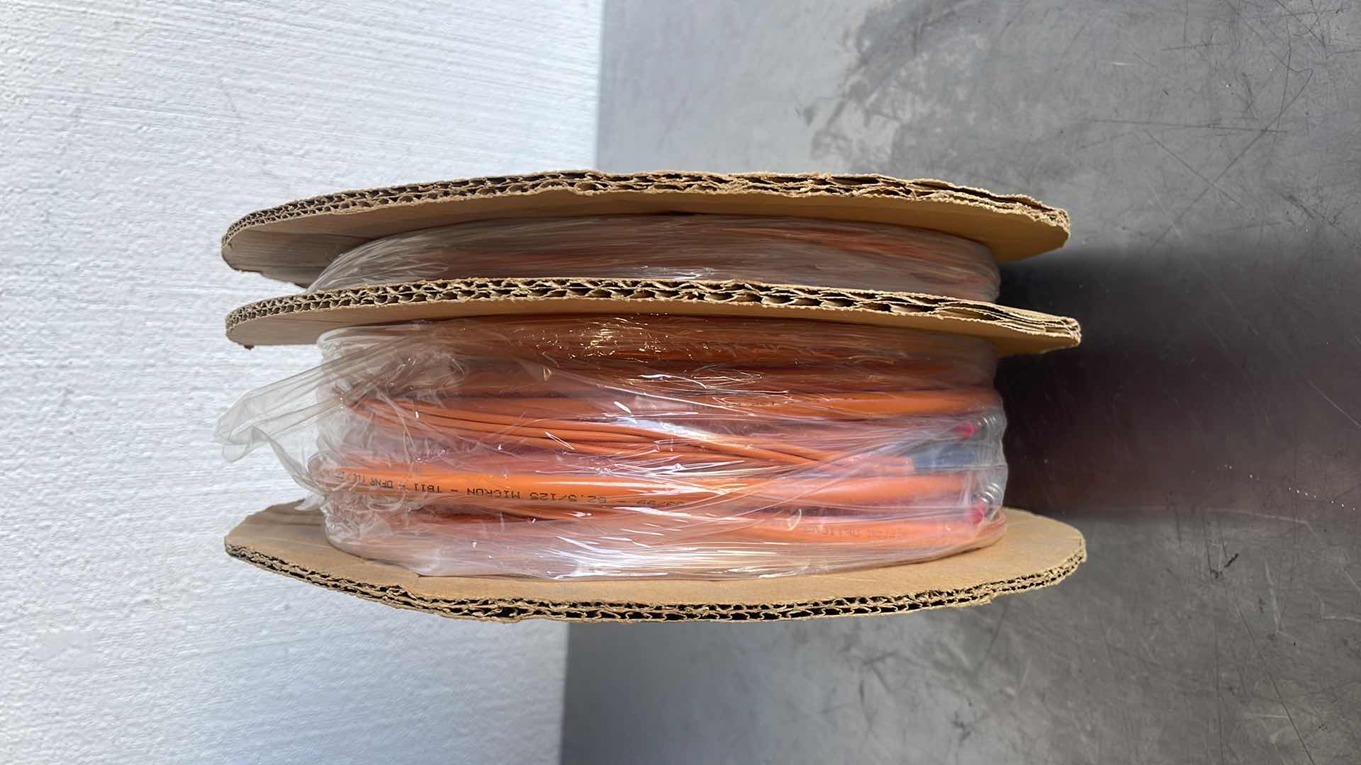 Photo 1 of NORTEL NT0X97AK (68.9’ OR 21M) QUAD FIBER OPTIC CABLE REEL