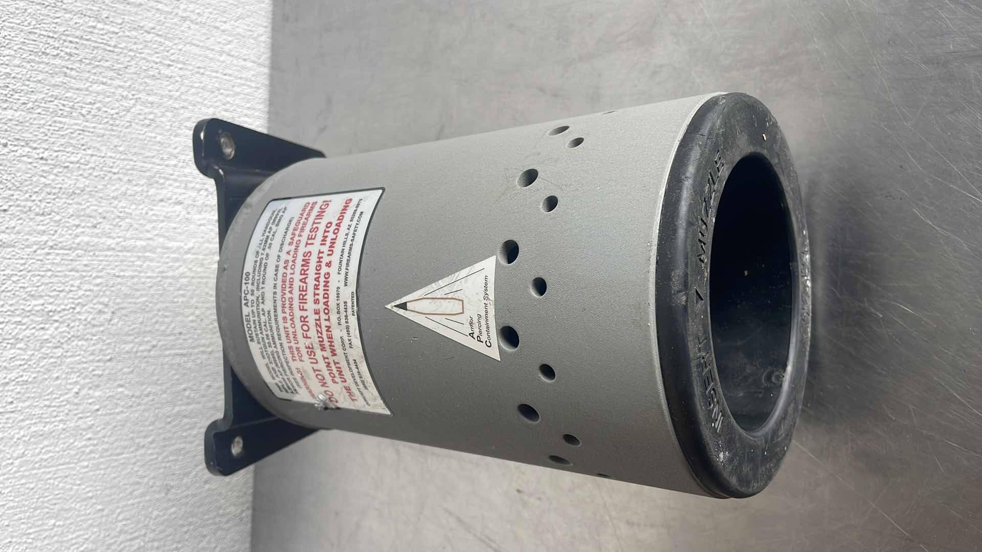 Photo 1 of APC-100 ARMOR PIERCING
CONTAINMENT SYSTEM