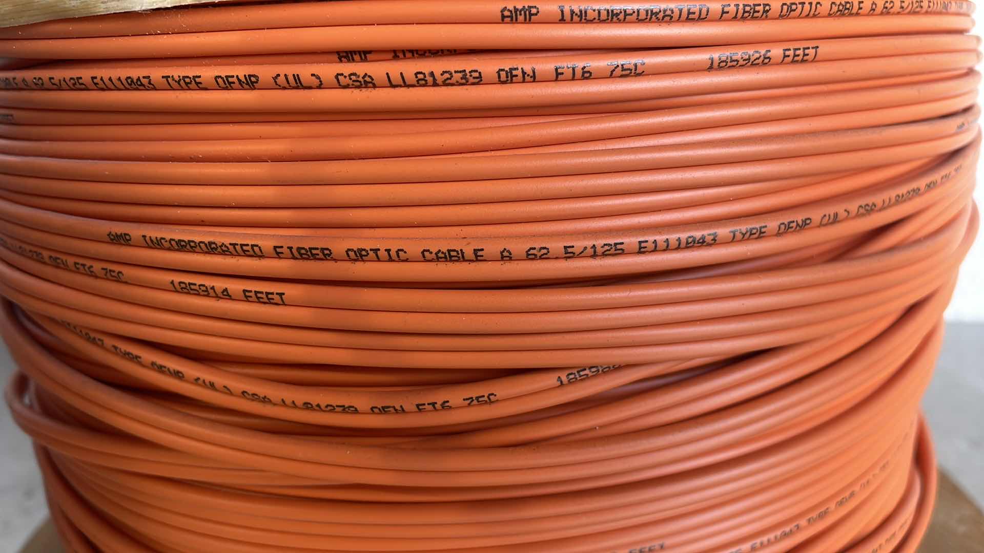 Photo 1 of AMP FIBER OPTIC CABLE