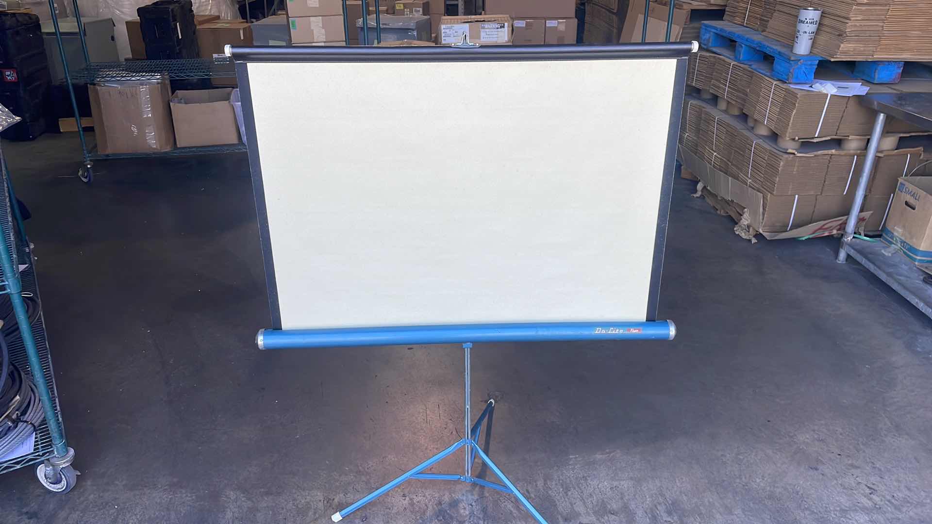 Photo 1 of DALITE FLYER MINI PROJECTION SCREEN ADJUSTABLE 40” x 38”