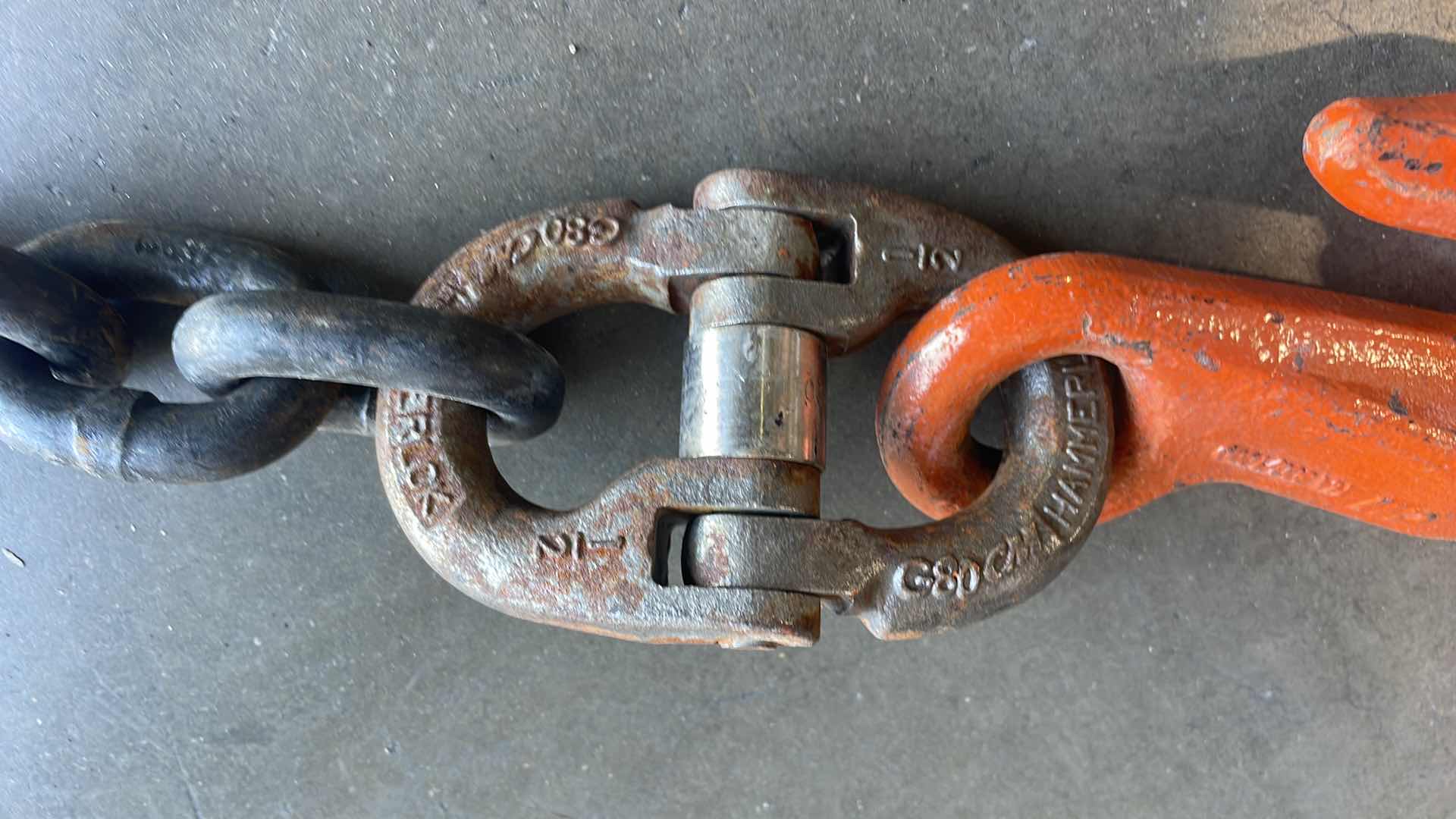 Photo 1 of 1/2” CHAIN WITH CM HOOK 7’