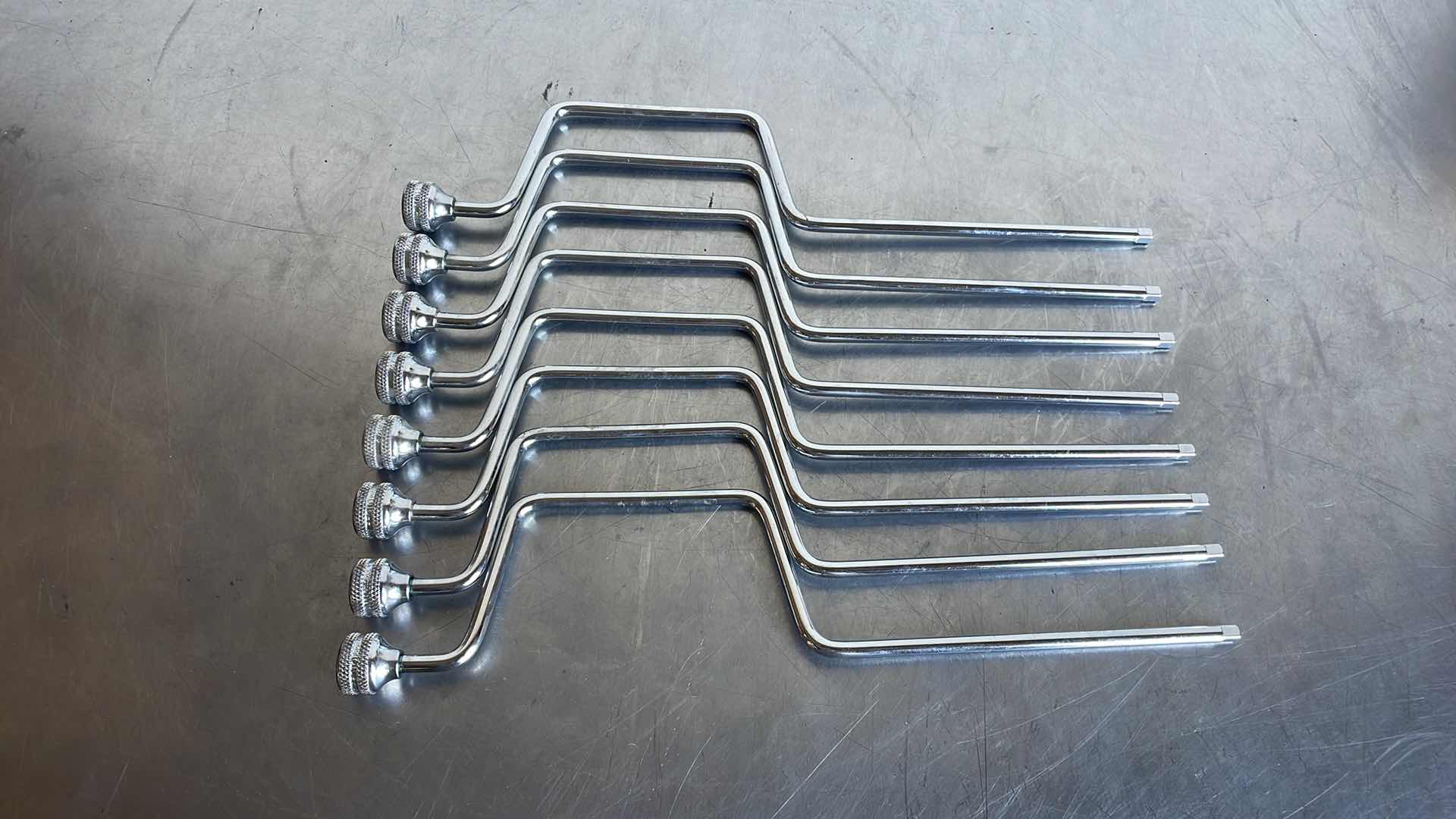 Photo 1 of PROTO SOCKET DRIVER: 1/4 IN DRIVE SIZE, 15 1/2”, PLAIN GRIP, ALLOY STEEL, CHROME (8)