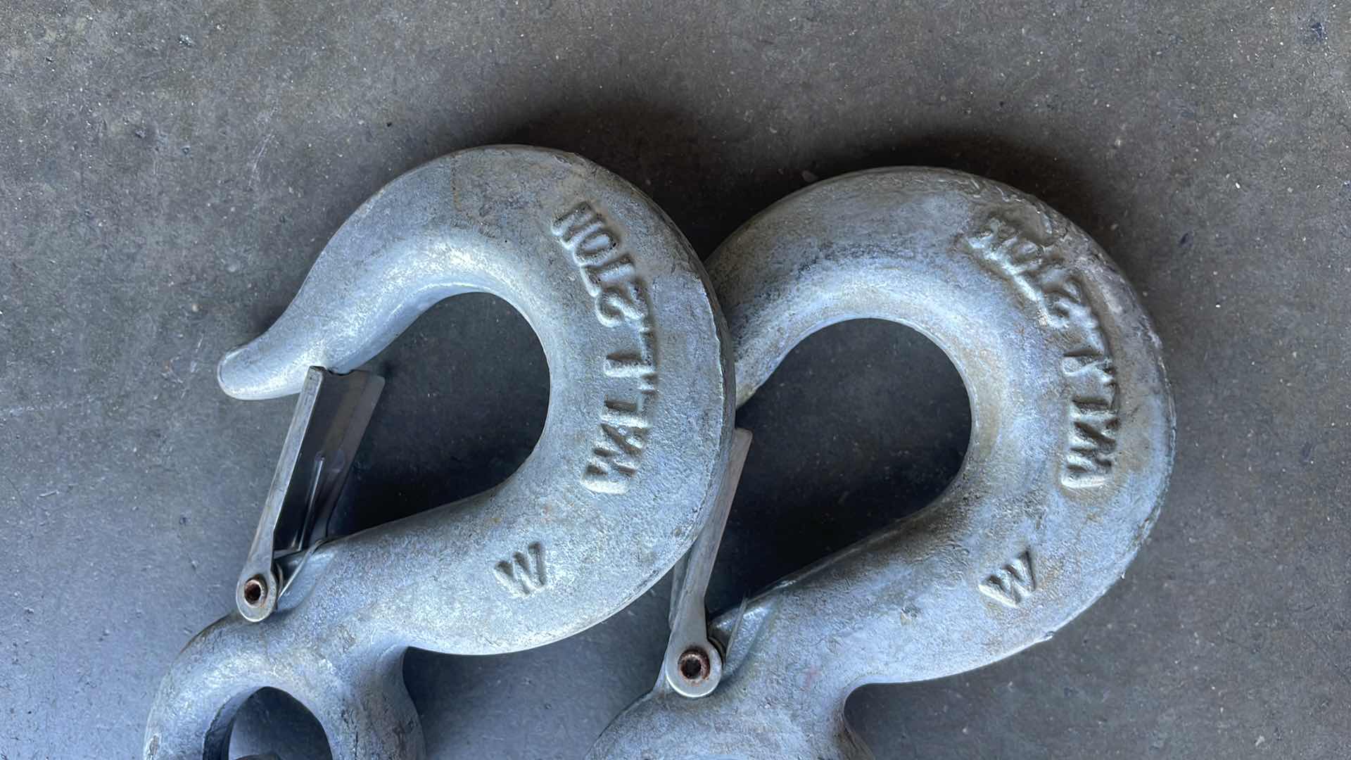 Photo 1 of SINGLE LEG WIRE ROPE ASSEMBLY WITH HOOKS 2 TON WLL (2)