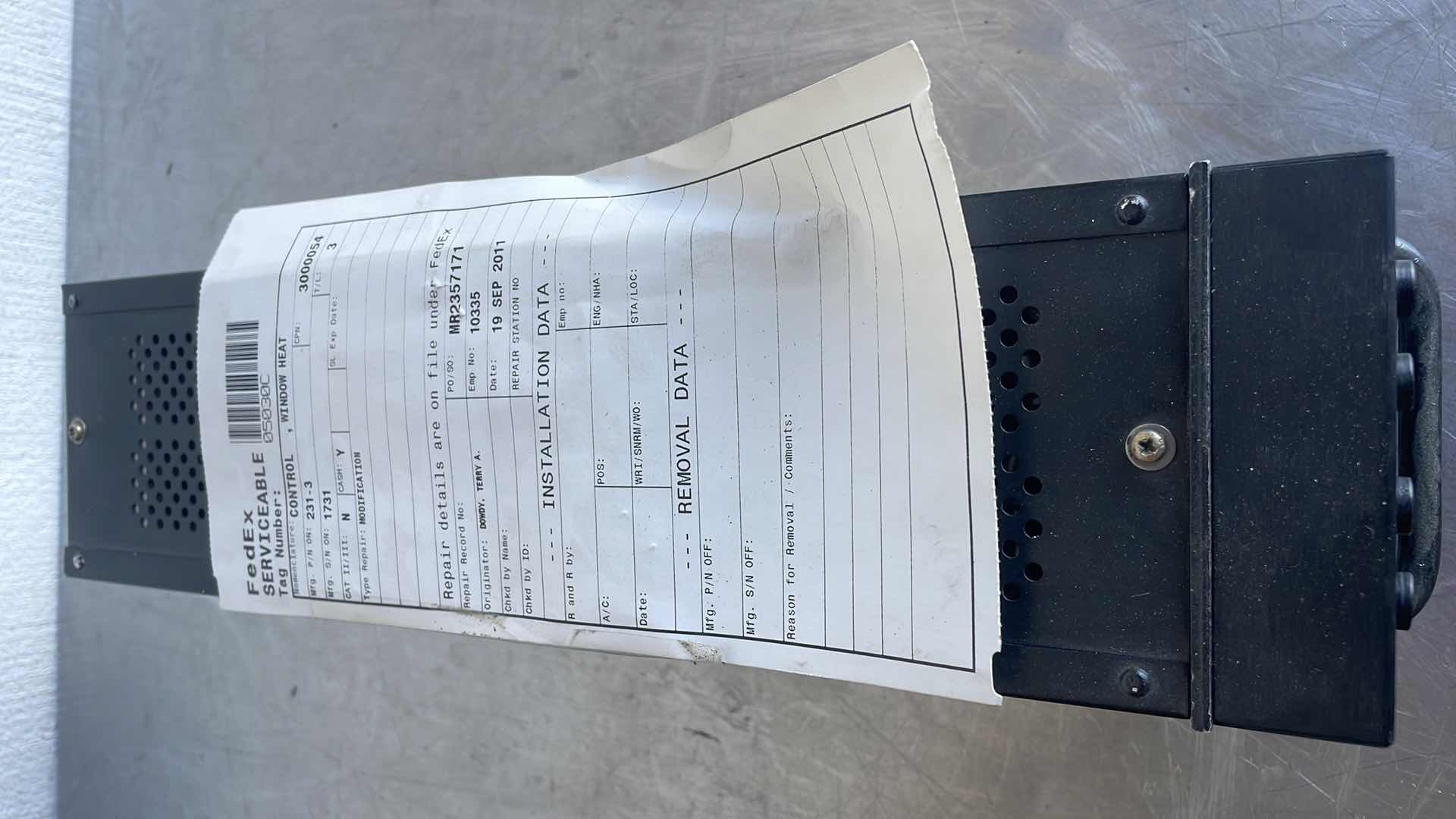 Photo 1 of PRIMEX AEROSPACE 231-3
WINDOW HEAT CONTROL FO BOEING 727 & 737 AIRCRAFT