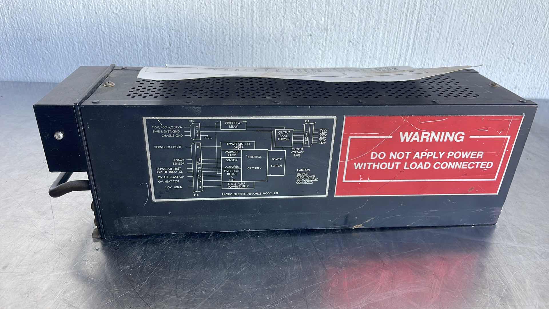 Photo 1 of 231-3 WINDOW HEAT CONTROL FOR BOEING 727 & 737 AIRCRAFT
AEROSPACE