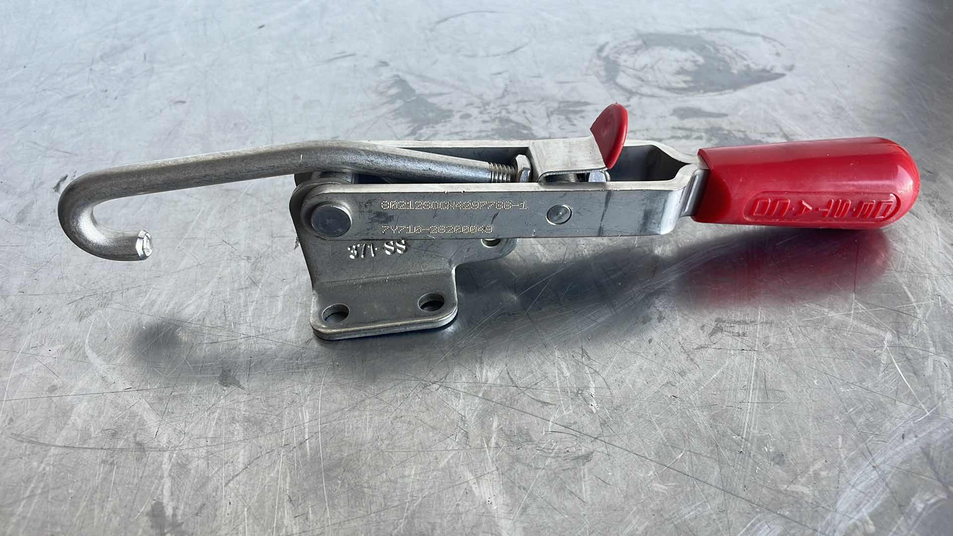 Photo 2 of DE-STA-CO 371-SS J-HOOK LATCH CLAMP 750LBS HOLDING CAP. 2.58"
H X 11.89" L