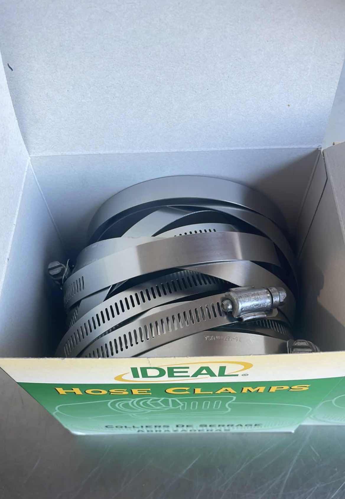 Photo 1 of IDEAL SIZE 72 STAINLESS STEEL WORM DRIVE HOSE CLAMP 76-127MM (20)