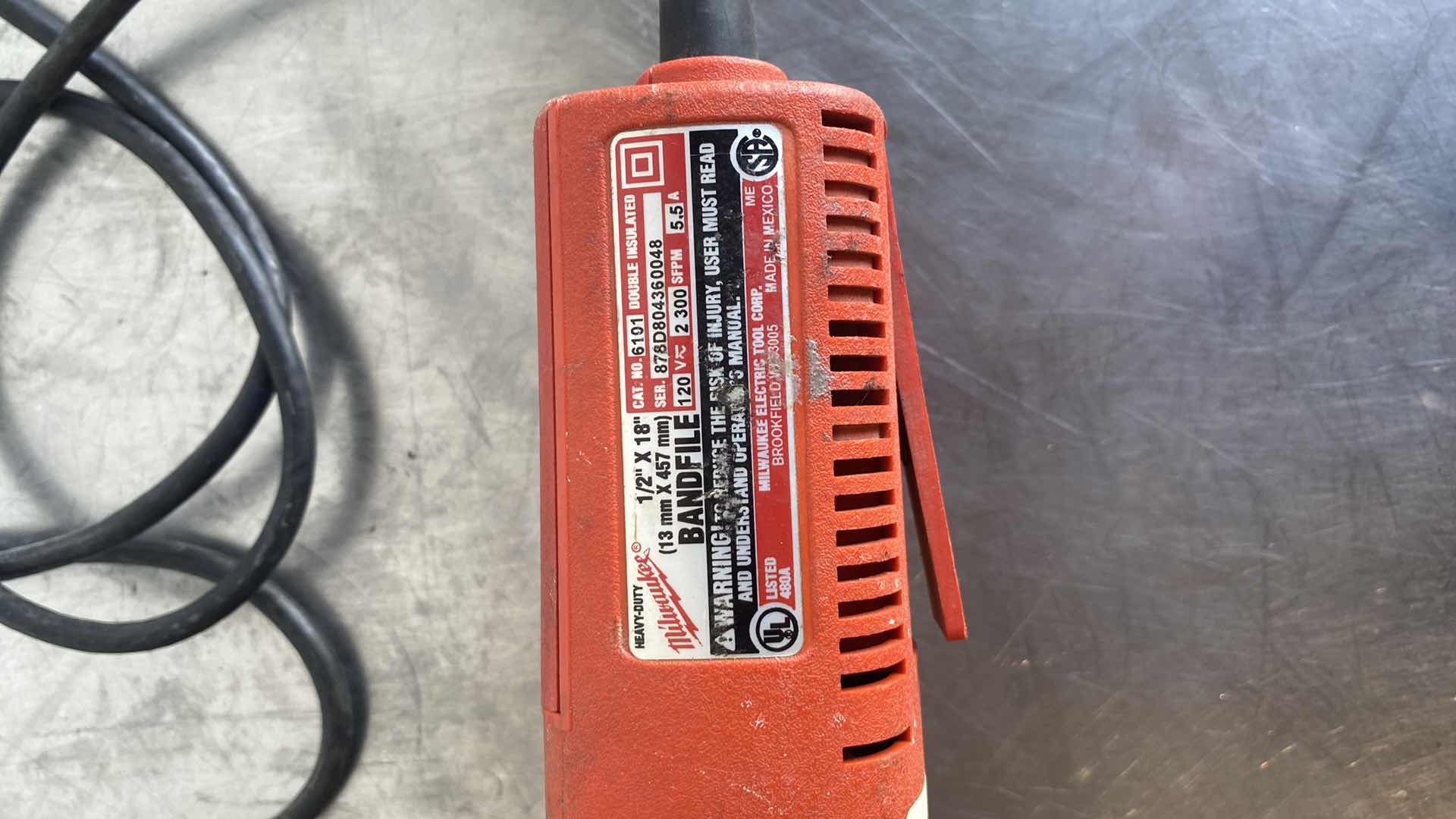 Photo 1 of MILWAUKEE BAND FILE 1/2”x18”