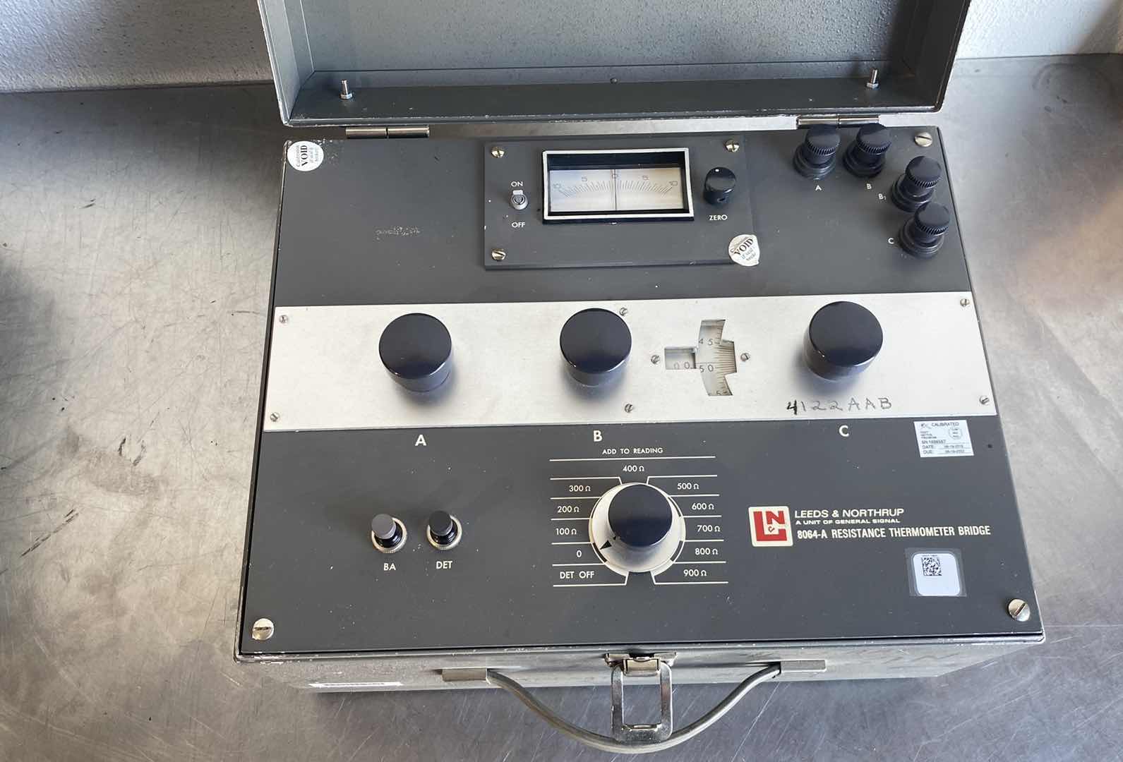 Photo 1 of LEERS & NORTHRUP A UNIT IF GENERAL SIGNAL 8064-A RESISTANCE THERMOMETER BRIDGE