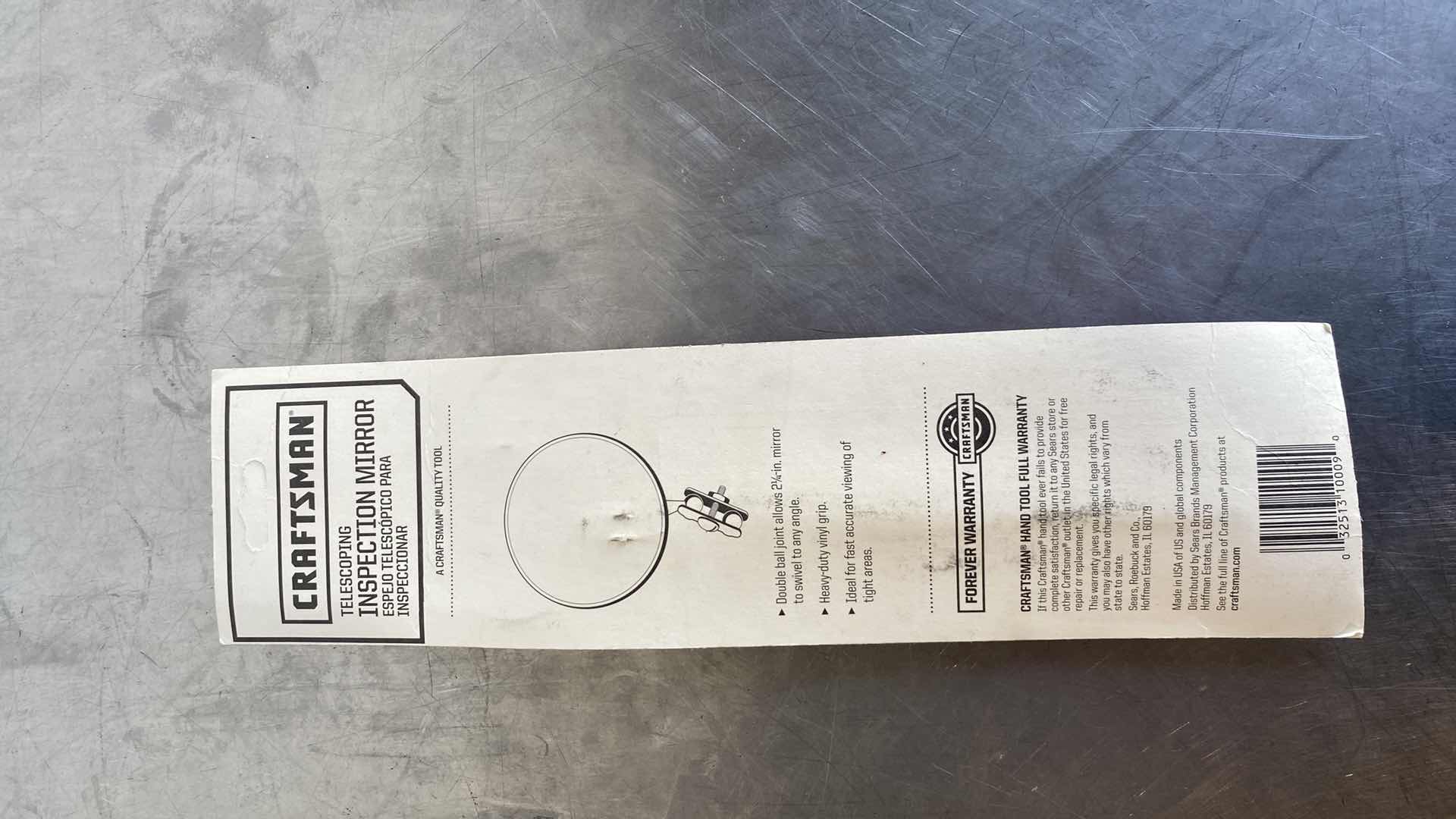 Photo 1 of CRAFTSMAN TELESCOPING INSPECTION MIRROR 2-1/4" SWIVEL MIRROR