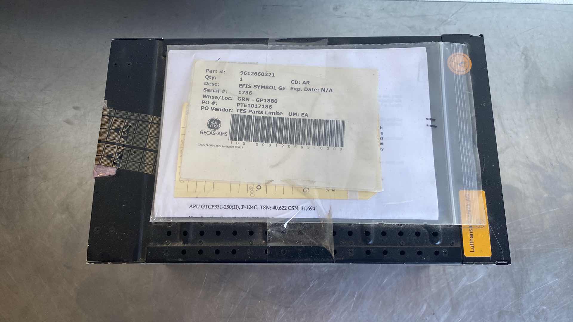 Photo 1 of DIEHL THALES 9612660321 EFIS SGU SYMBOL GENERATOR FOR AIRBUS
A310 A300 AIRCRAFT