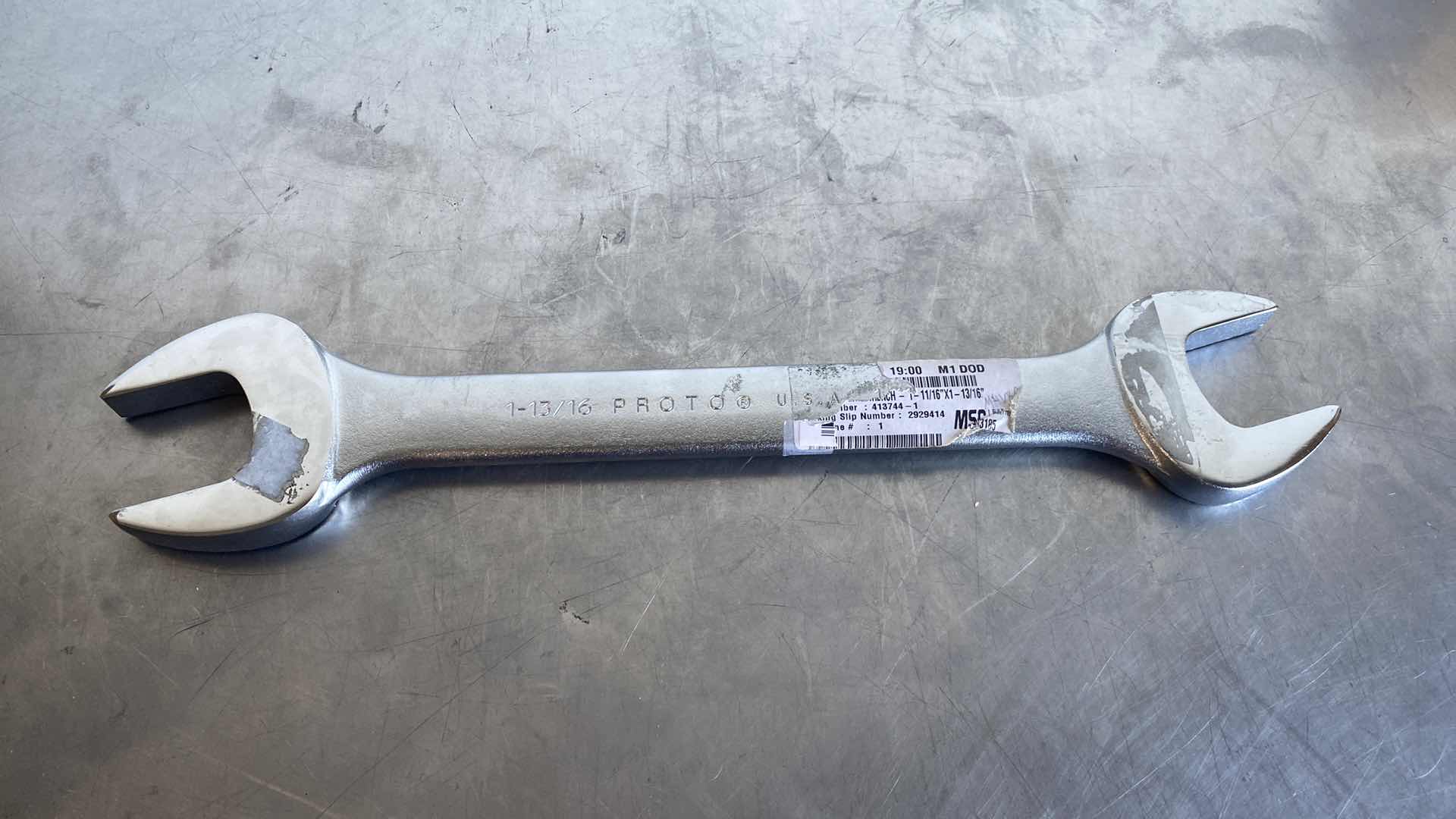 Photo 1 of OPEN END WRENCH 1-13/16 3075 PROFESSIONAL 1-11/16 MADE IN USA