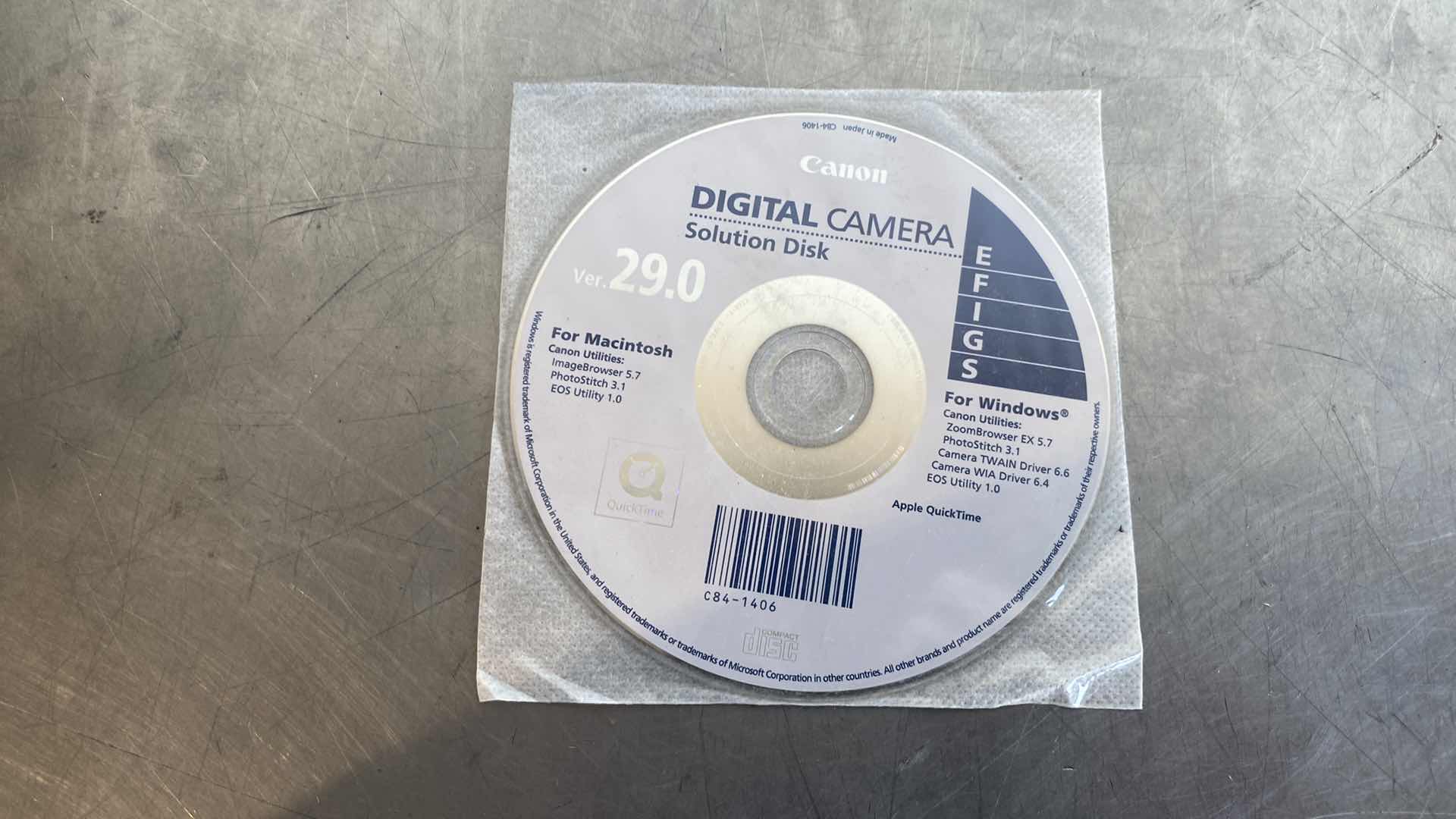 Photo 1 of CANON POWERSHOT A710IS CAMERA WITH SOLUTION DISK VER.29