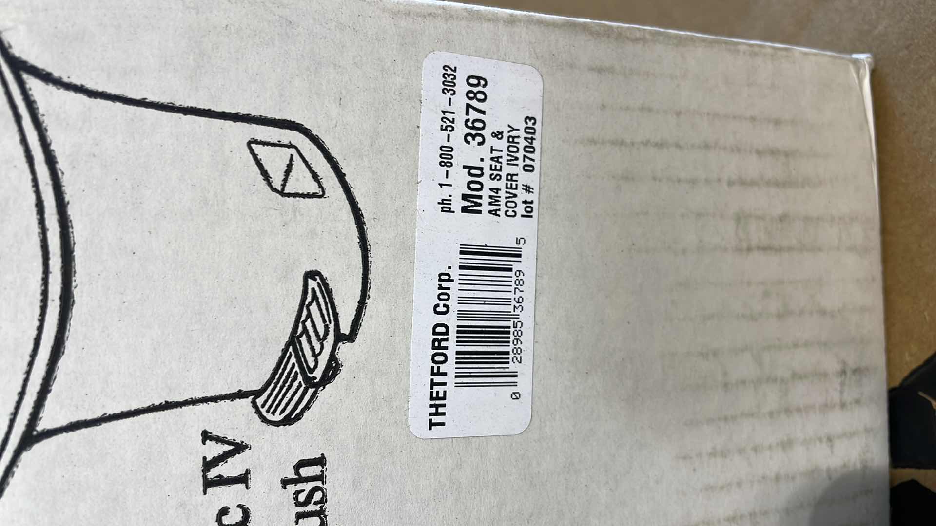 Photo 1 of AQUA-MAGIC RV TOILET REPLACEMENT SEAT AND/OR COVER MODEL 36789 IVORY